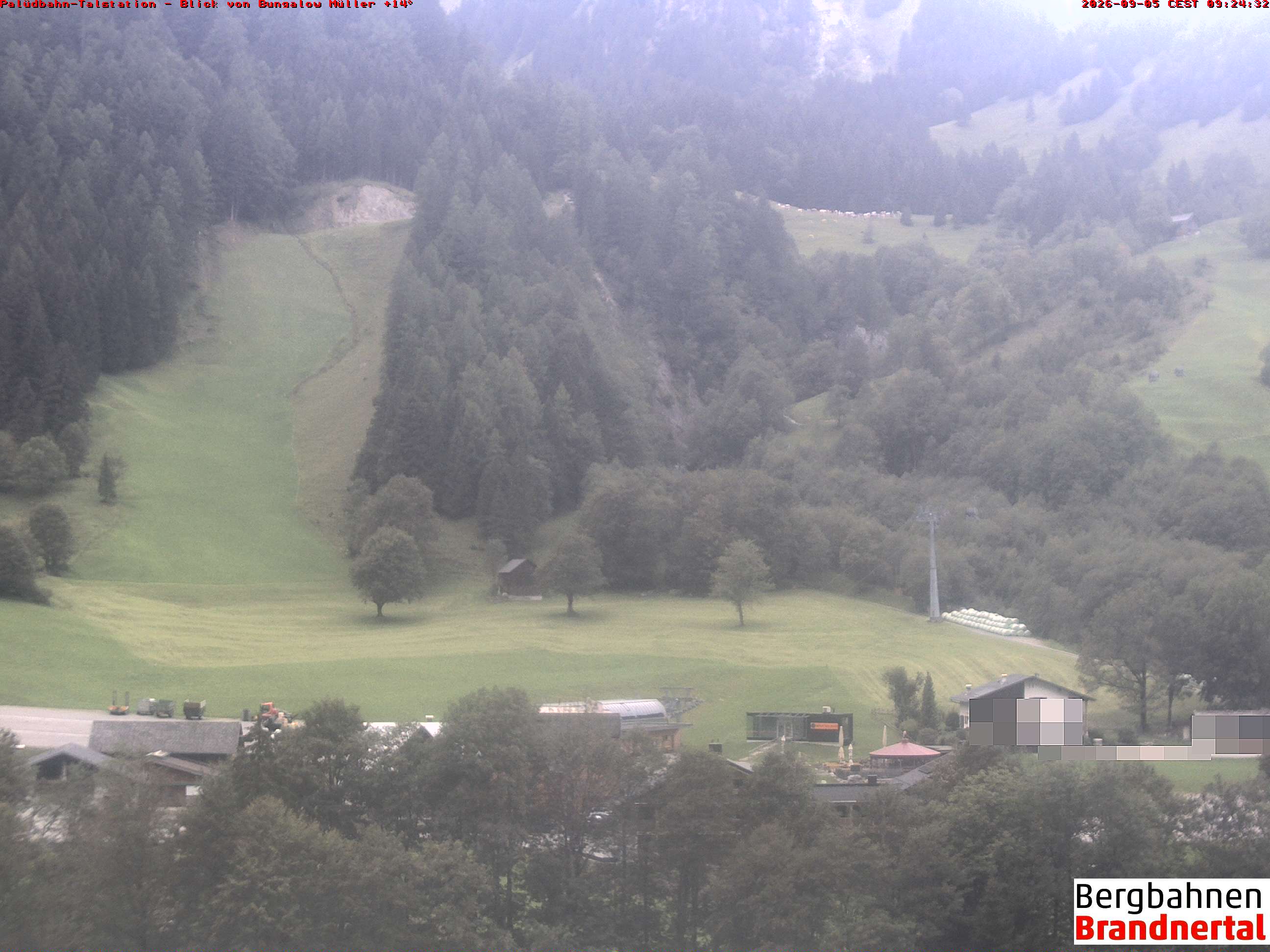 Blick auf Palüdbahn von Bungalow Müller