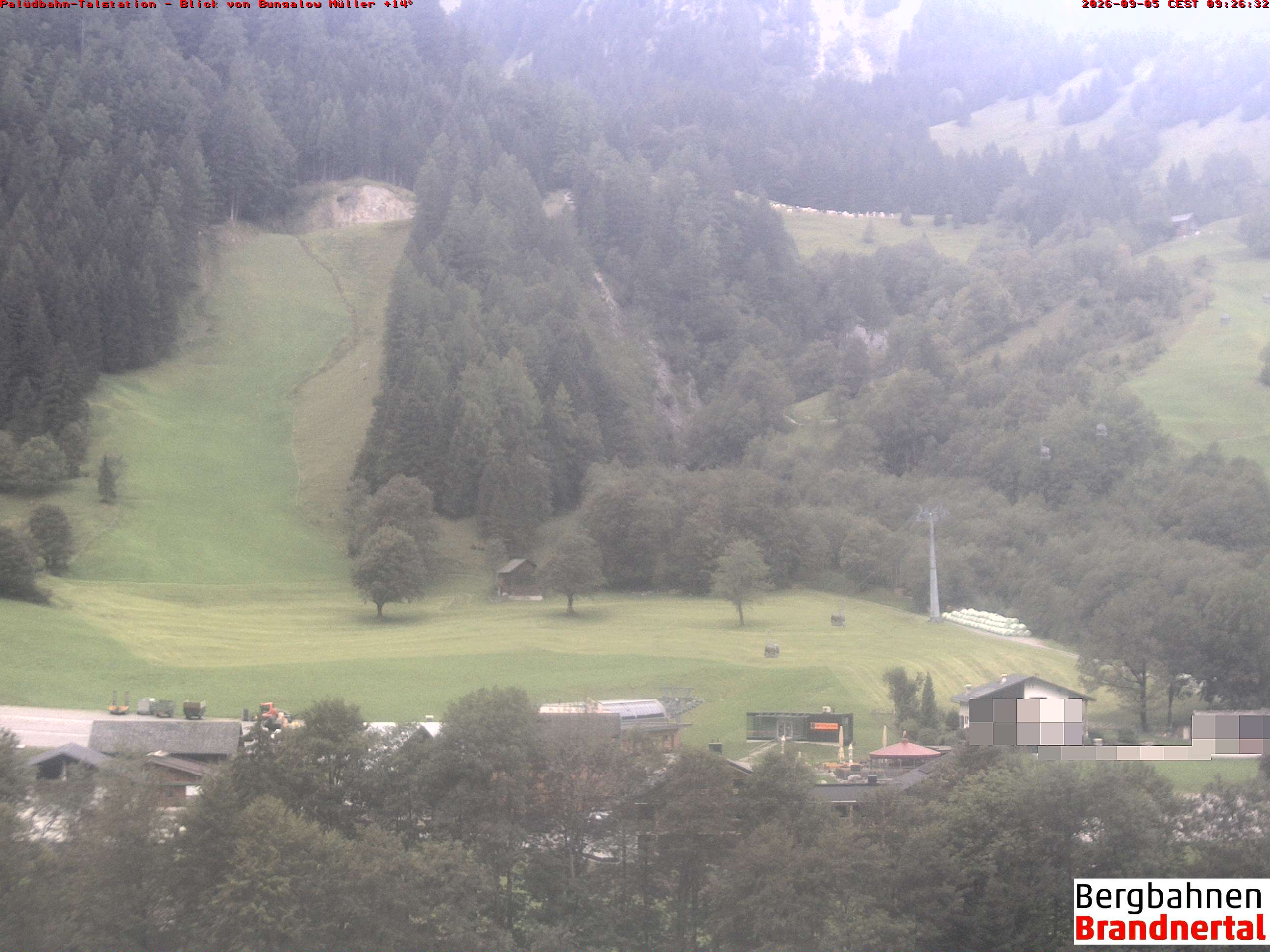 Blick auf Palüdbahn von Bungalow Müller