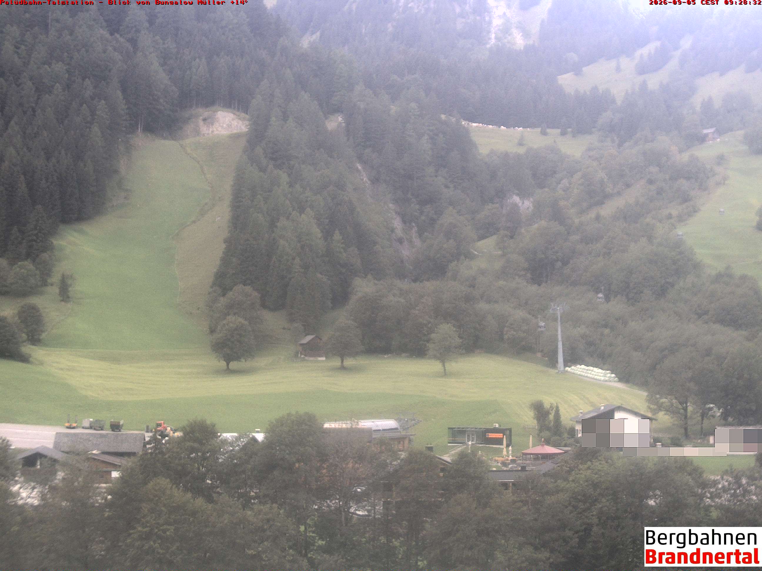 Blick auf Palüdbahn von Bungalow Müller