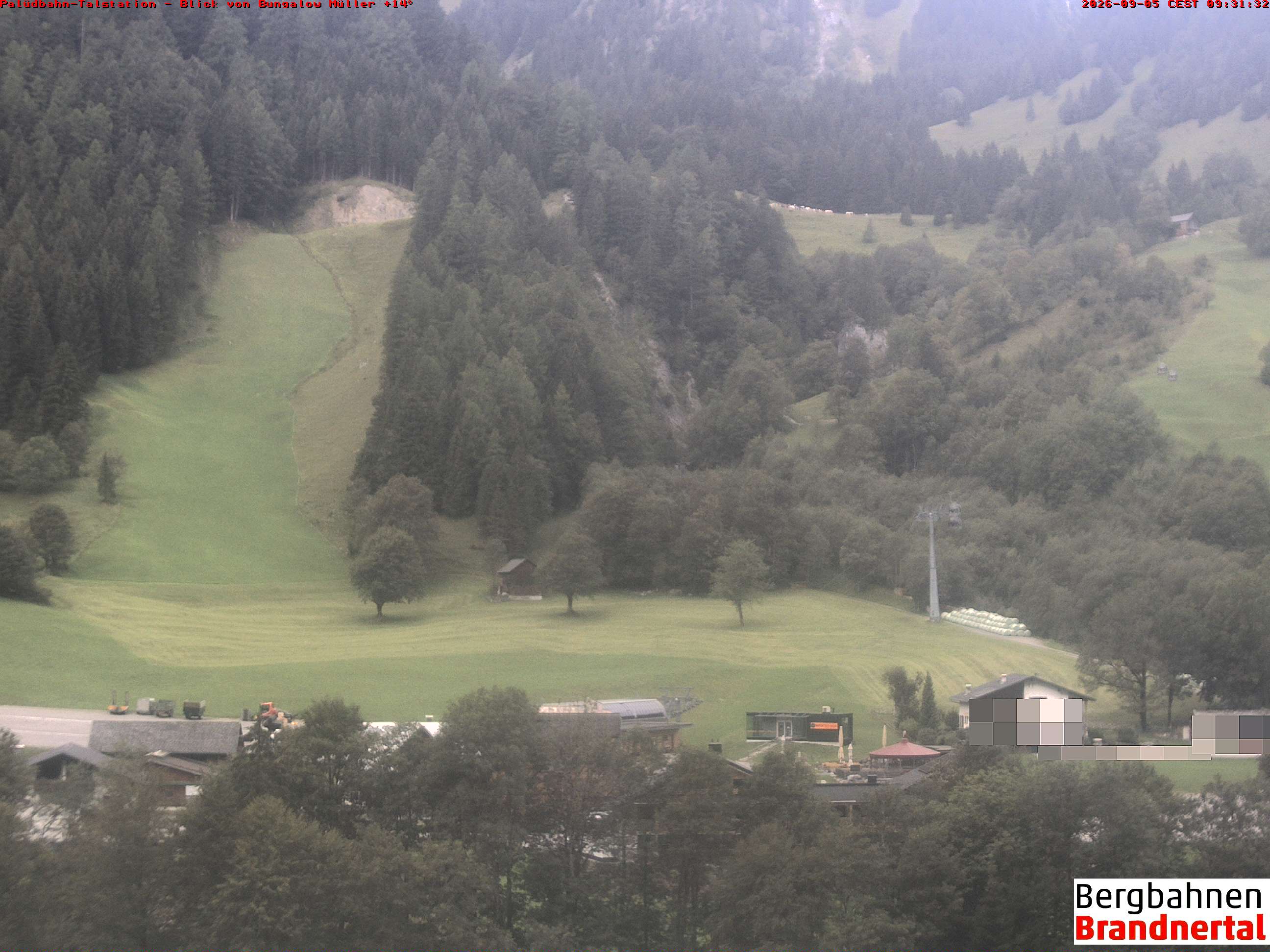 Blick auf Palüdbahn von Bungalow Müller