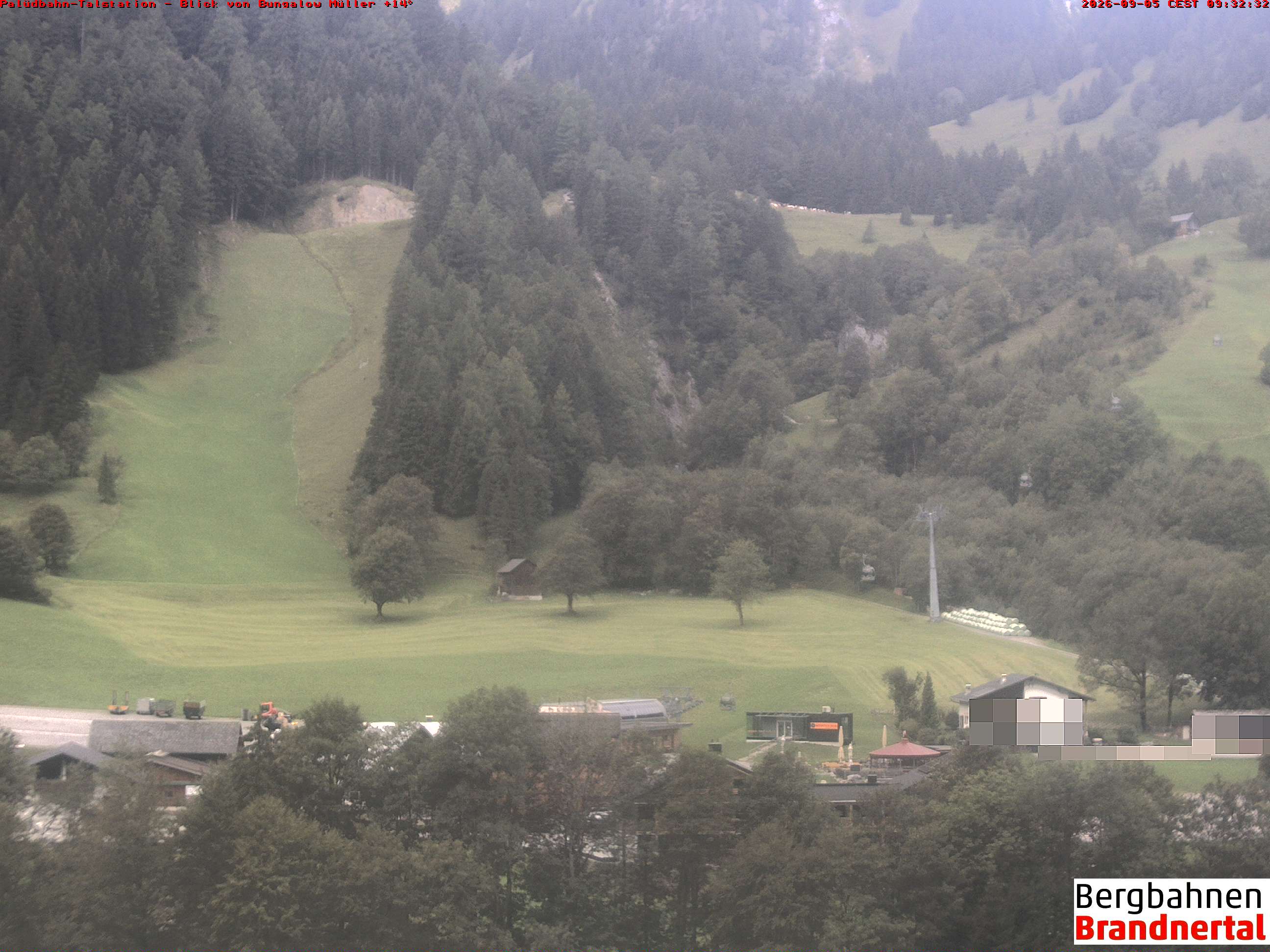 Blick auf Palüdbahn von Bungalow Müller
