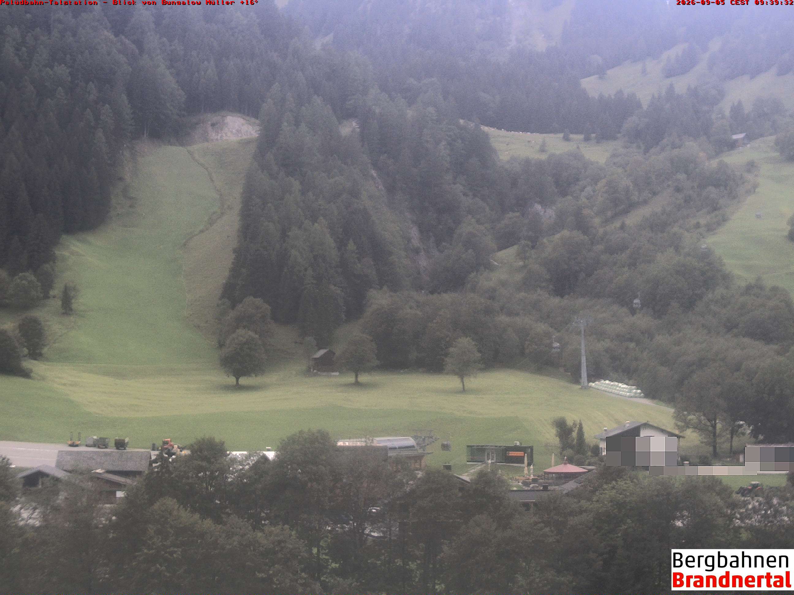 Blick auf Palüdbahn von Bungalow Müller