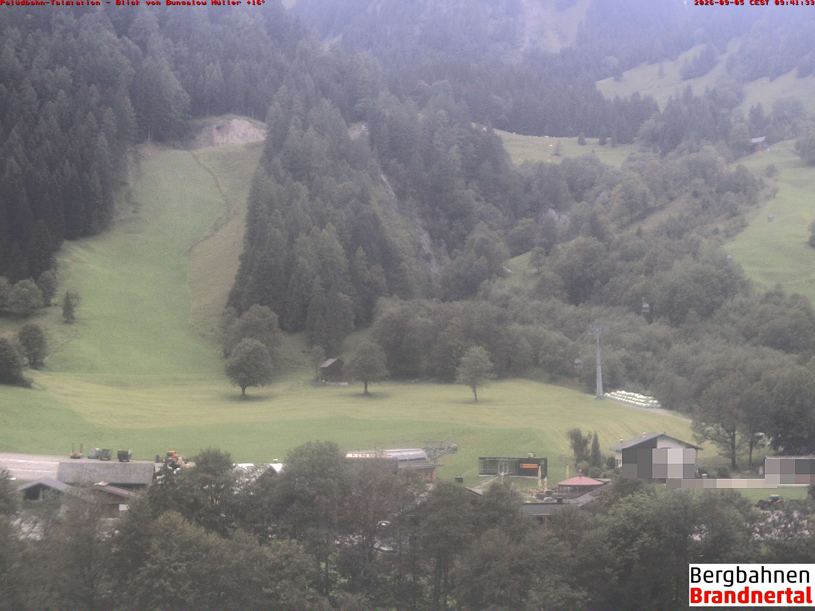 Blick auf Palüdbahn von Bungalow Müller