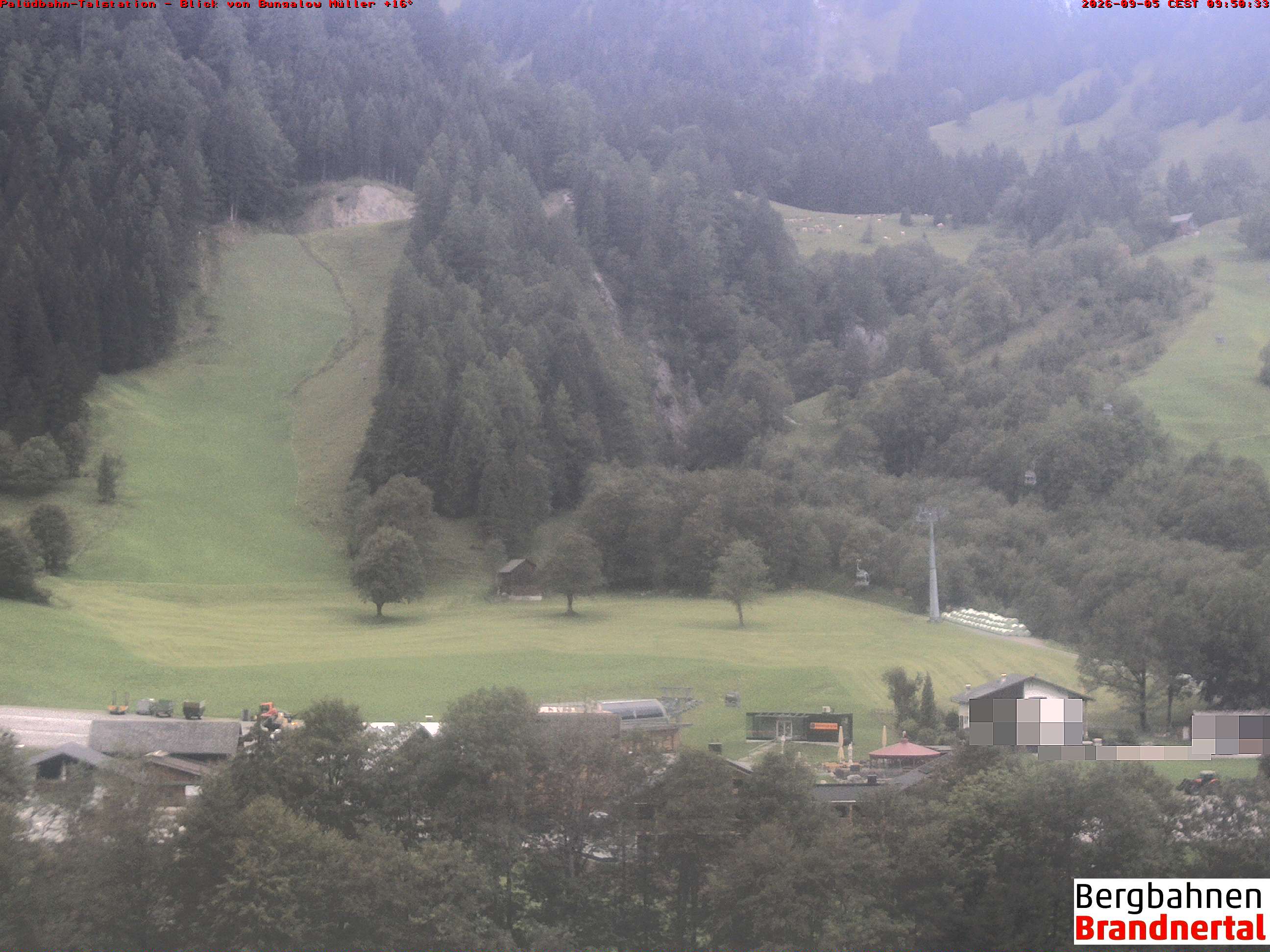 Blick auf Palüdbahn von Bungalow Müller