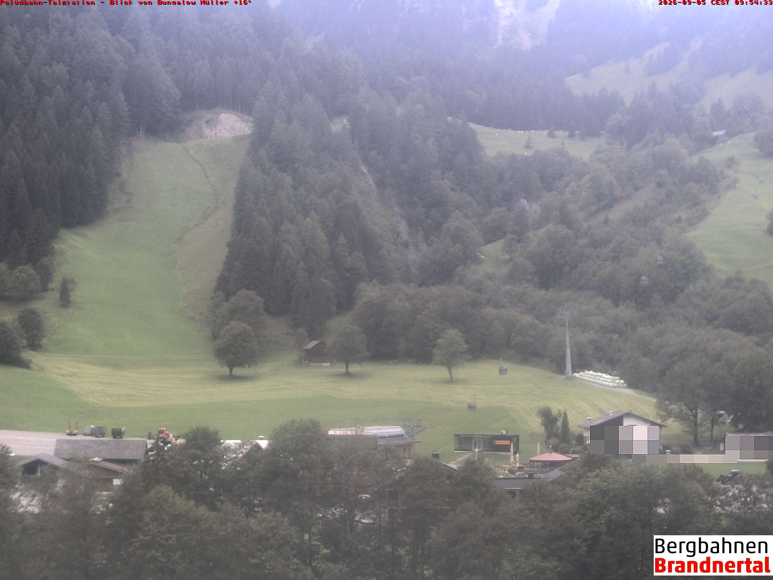 Blick auf Palüdbahn von Bungalow Müller