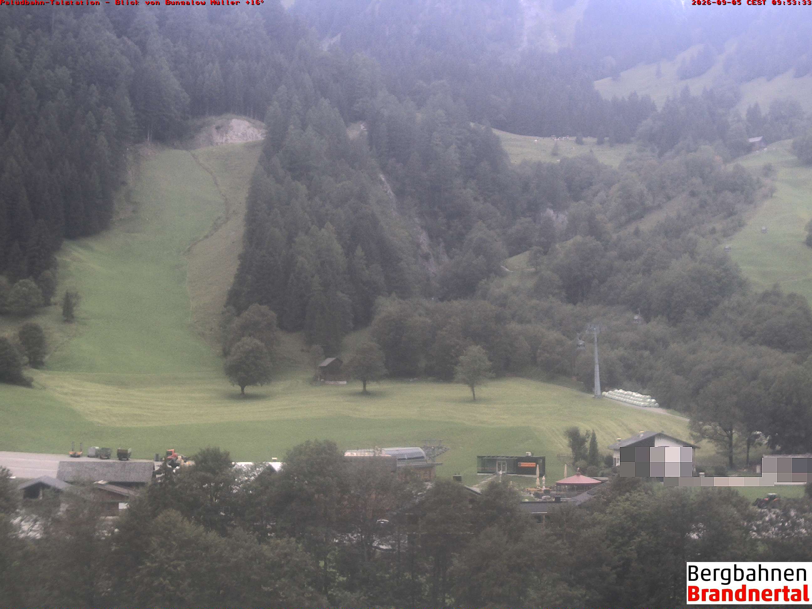 Blick auf Palüdbahn von Bungalow Müller
