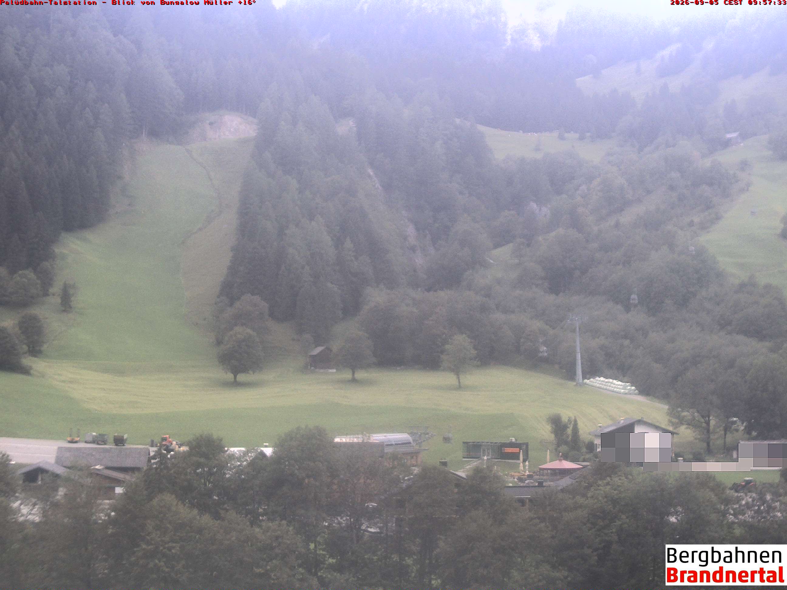 Blick auf Palüdbahn von Bungalow Müller