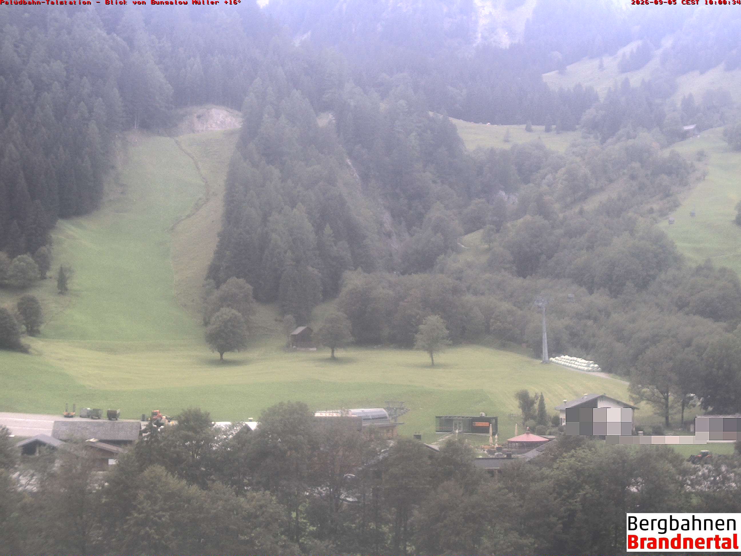 Blick auf Palüdbahn von Bungalow Müller