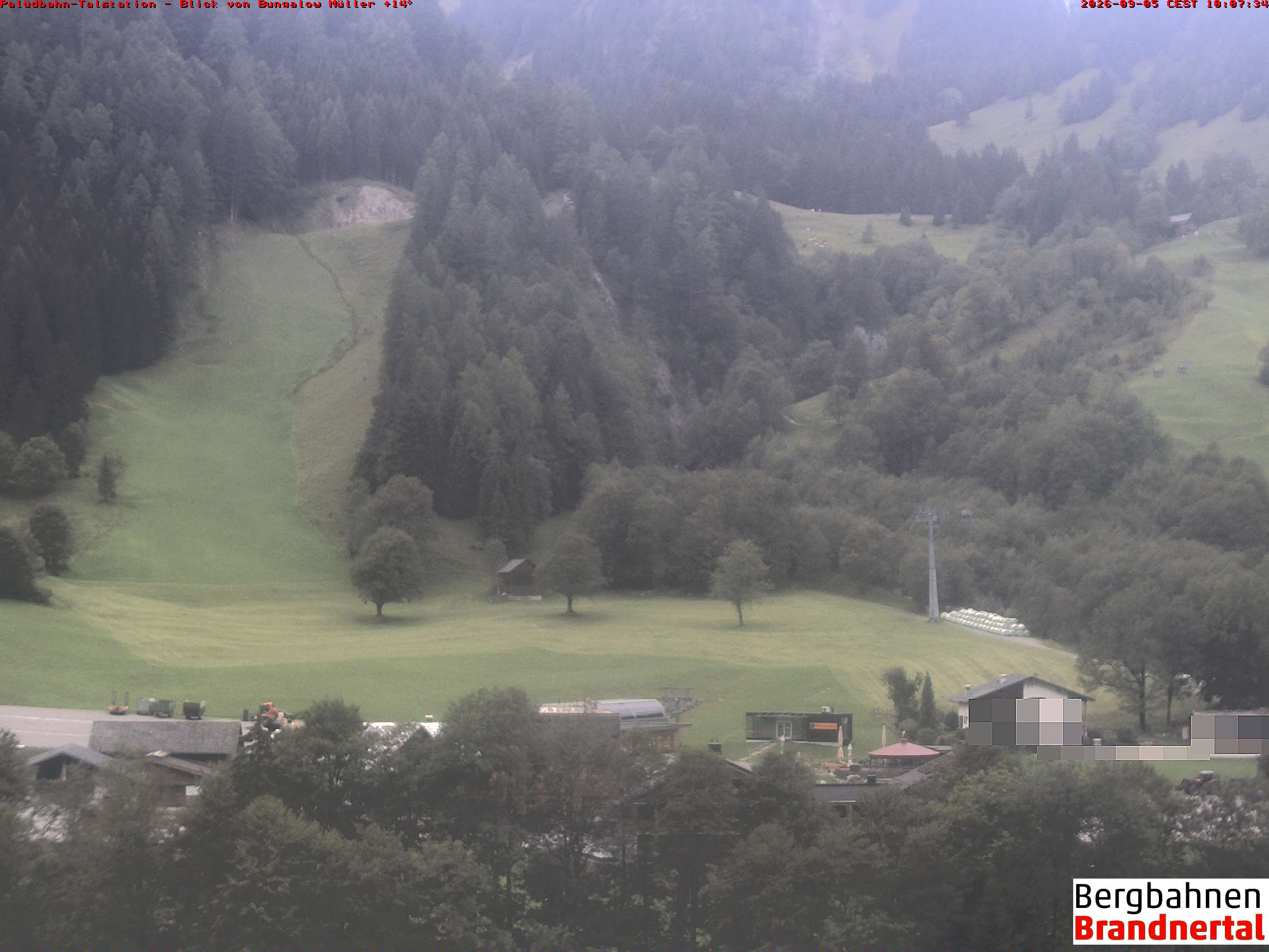 Blick auf Palüdbahn von Bungalow Müller