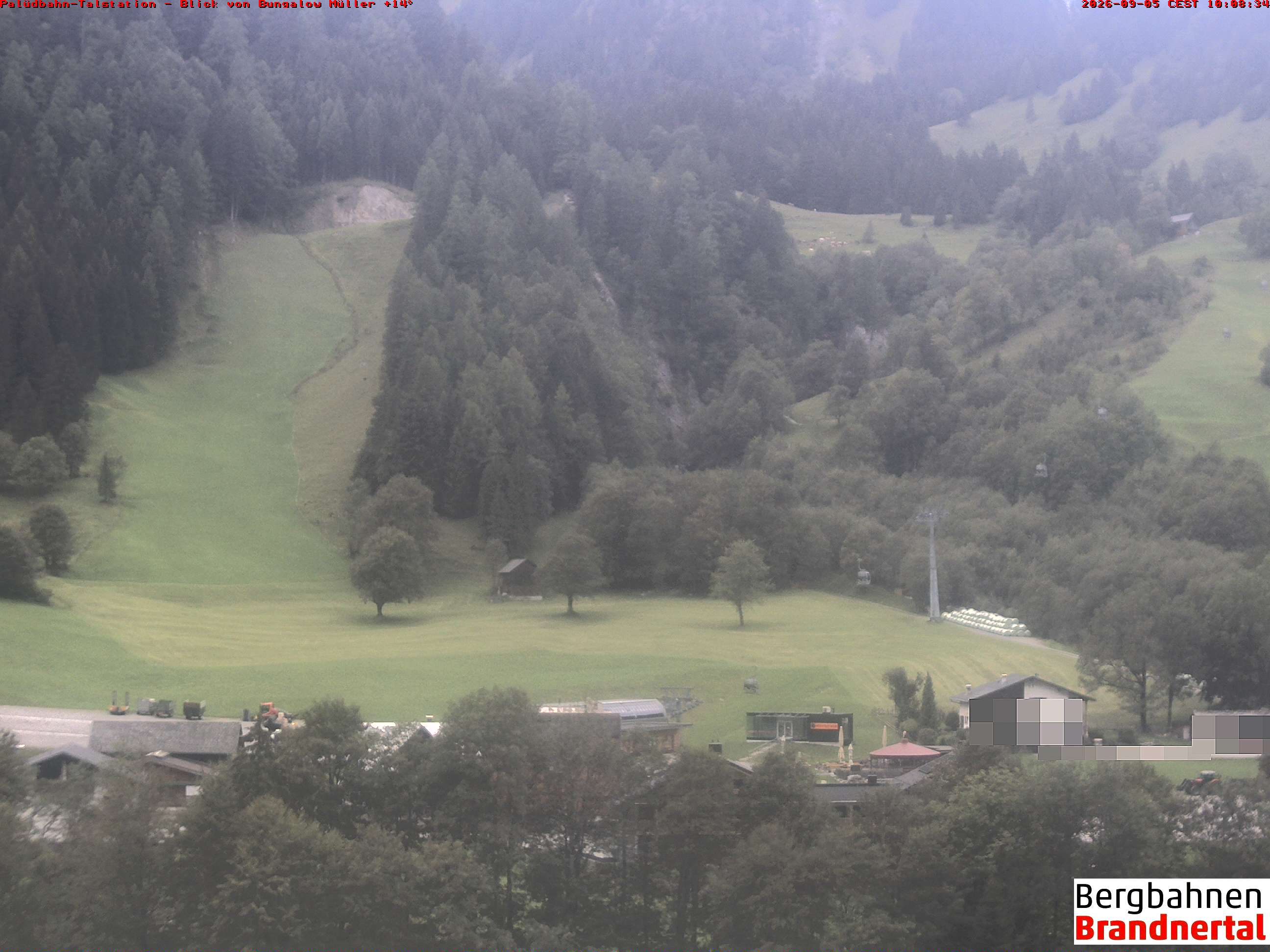 Blick auf Palüdbahn von Bungalow Müller