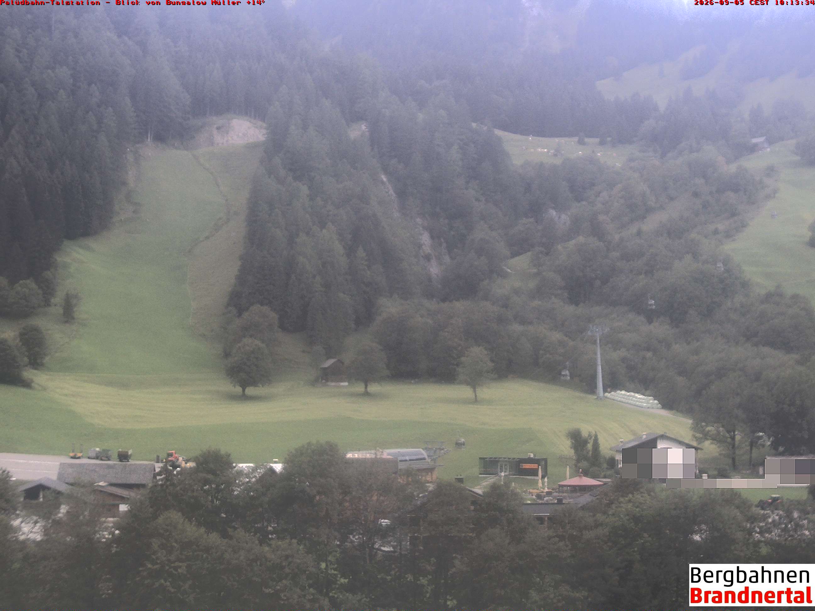 Blick auf Palüdbahn von Bungalow Müller
