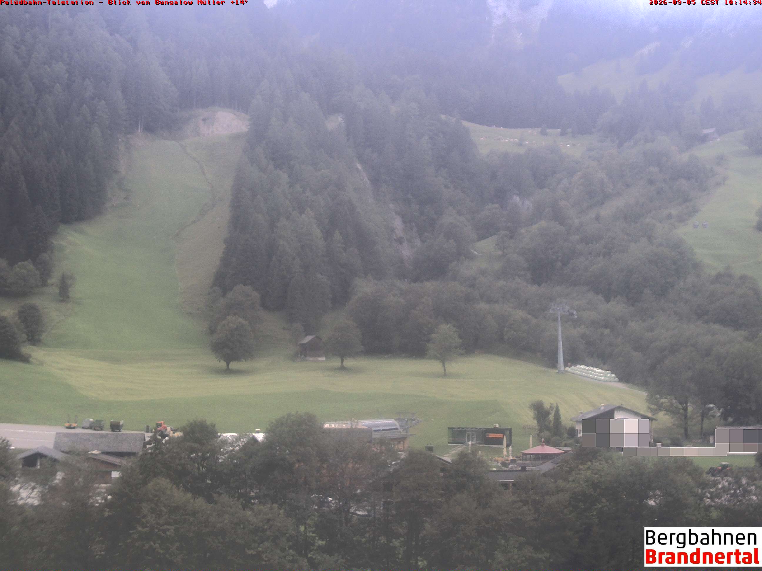 Blick auf Palüdbahn von Bungalow Müller