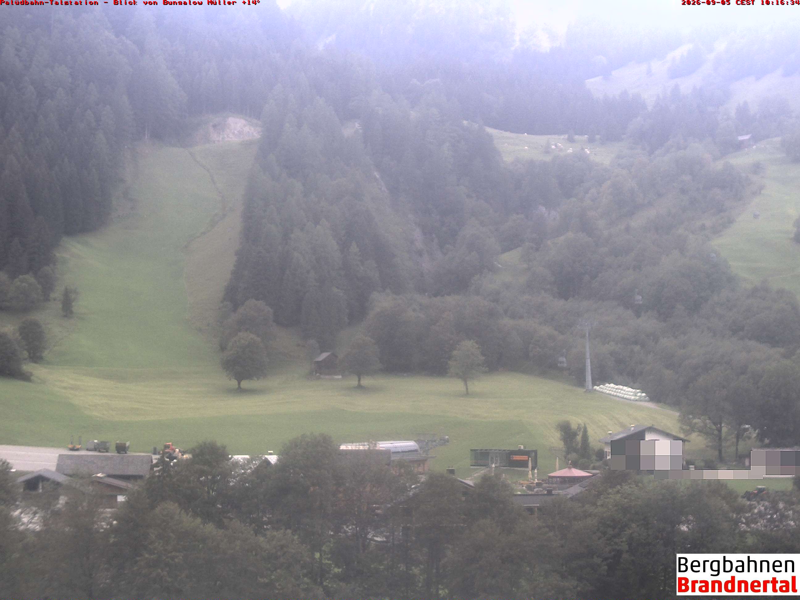 Blick auf Palüdbahn von Bungalow Müller