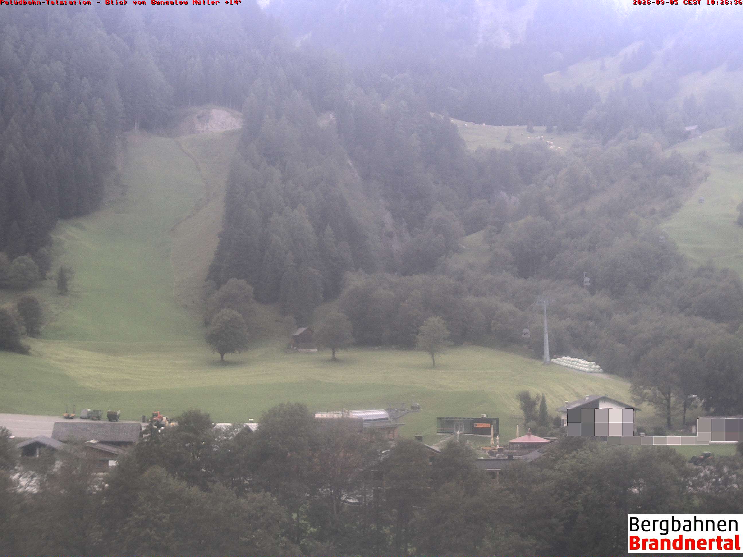 Blick auf Palüdbahn von Bungalow Müller
