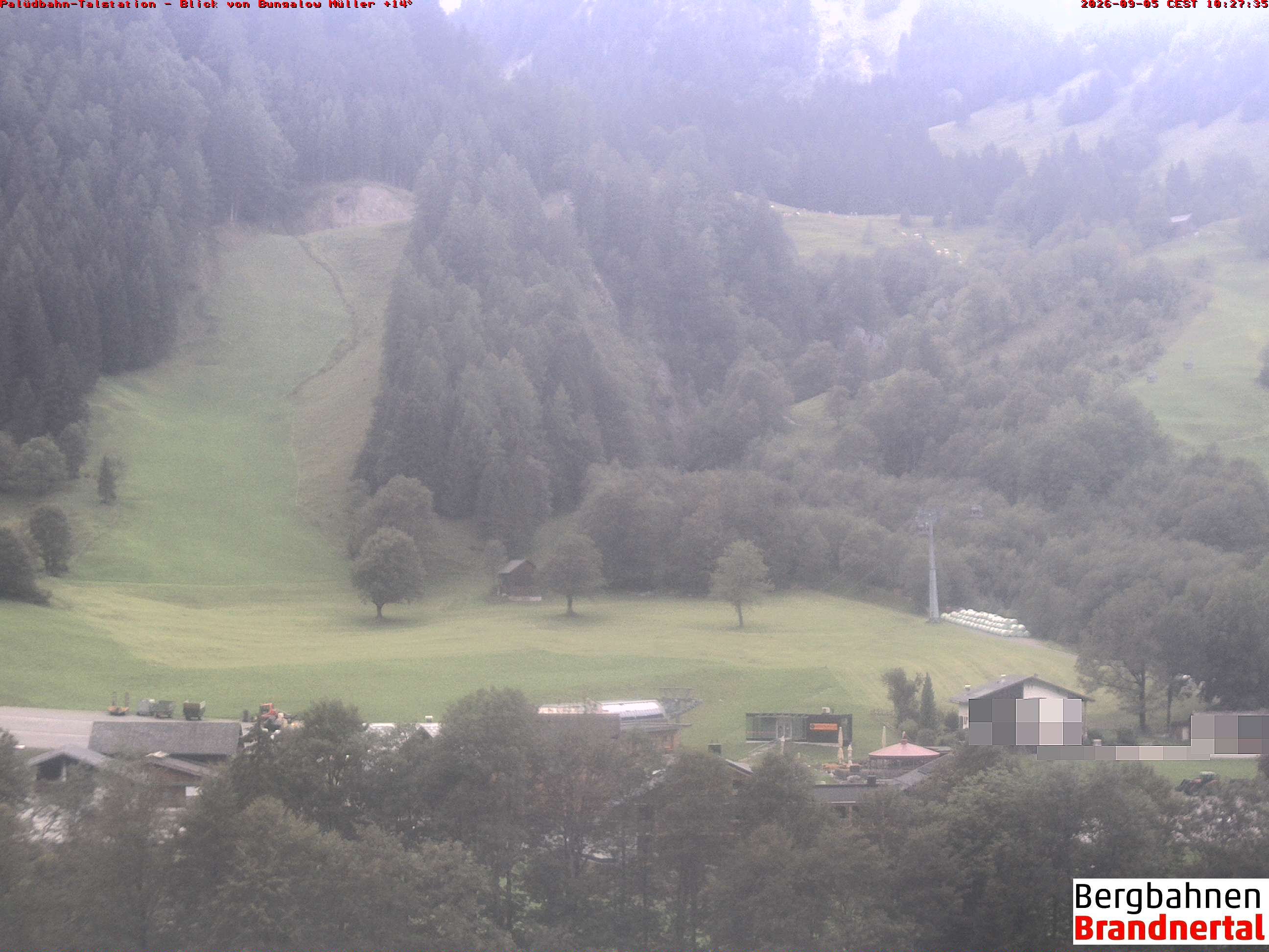 Blick auf Palüdbahn von Bungalow Müller