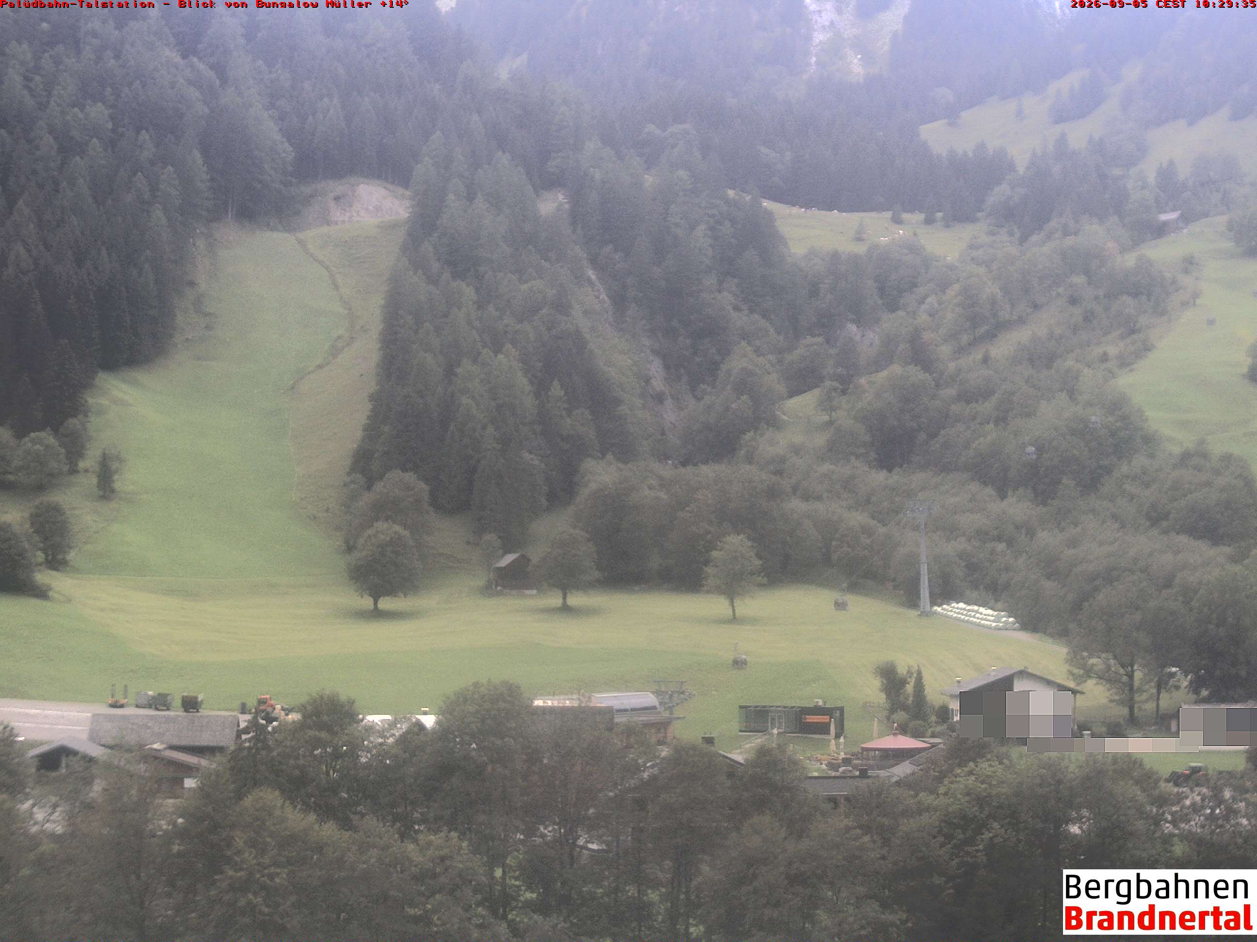 Blick auf Palüdbahn von Bungalow Müller