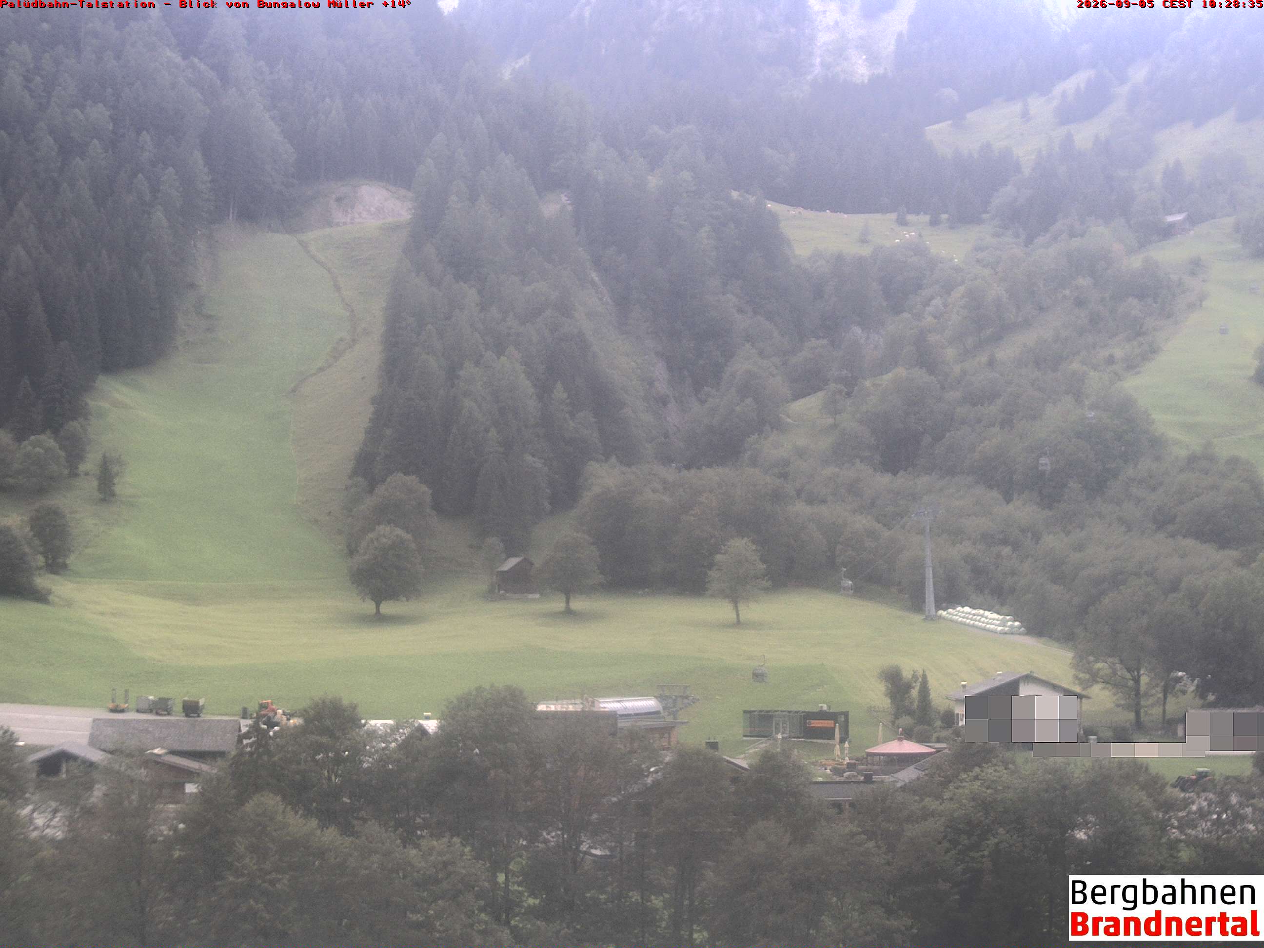 Blick auf Palüdbahn von Bungalow Müller