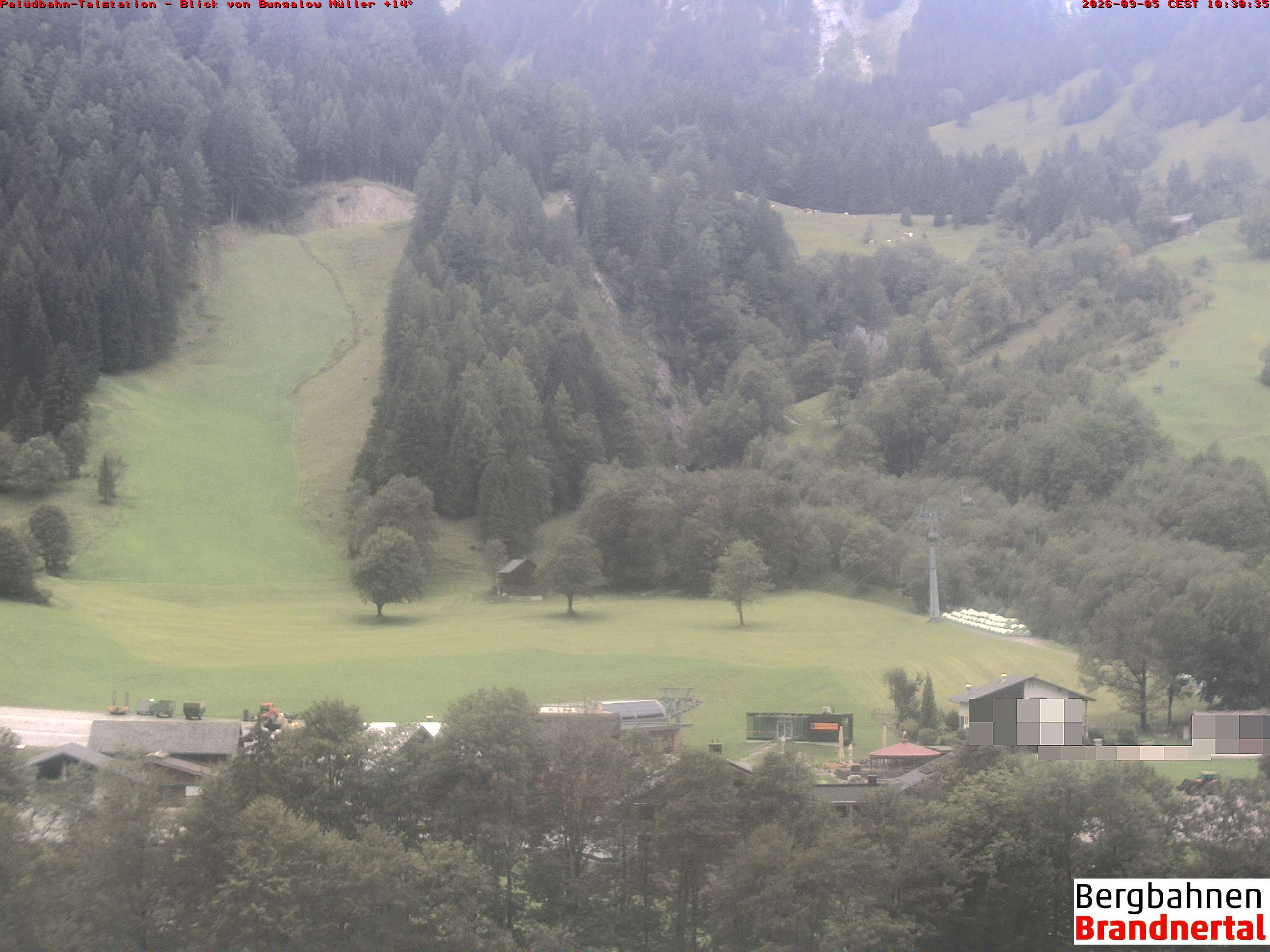 Blick auf Palüdbahn von Bungalow Müller