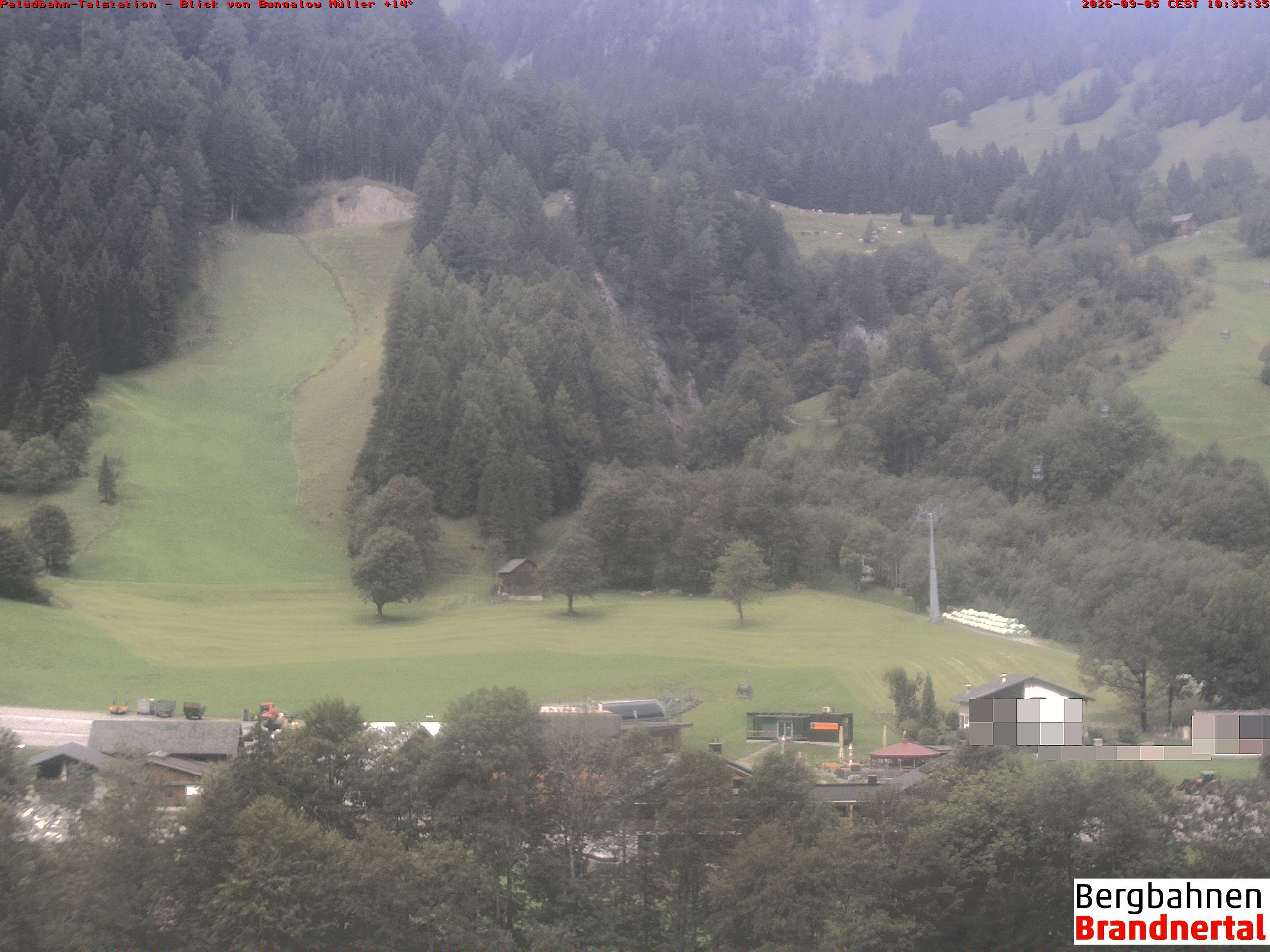 Blick auf Palüdbahn von Bungalow Müller