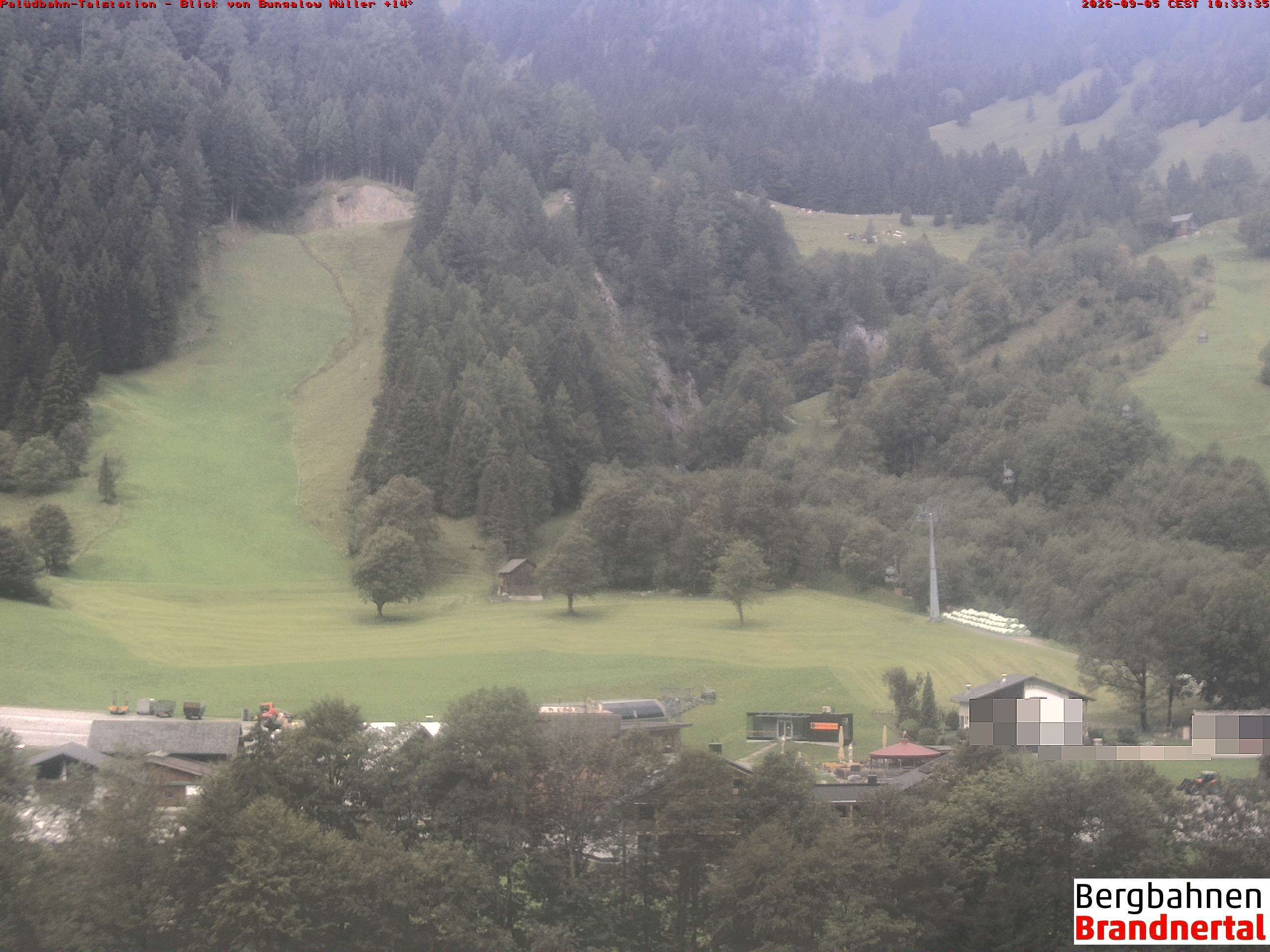 Blick auf Palüdbahn von Bungalow Müller