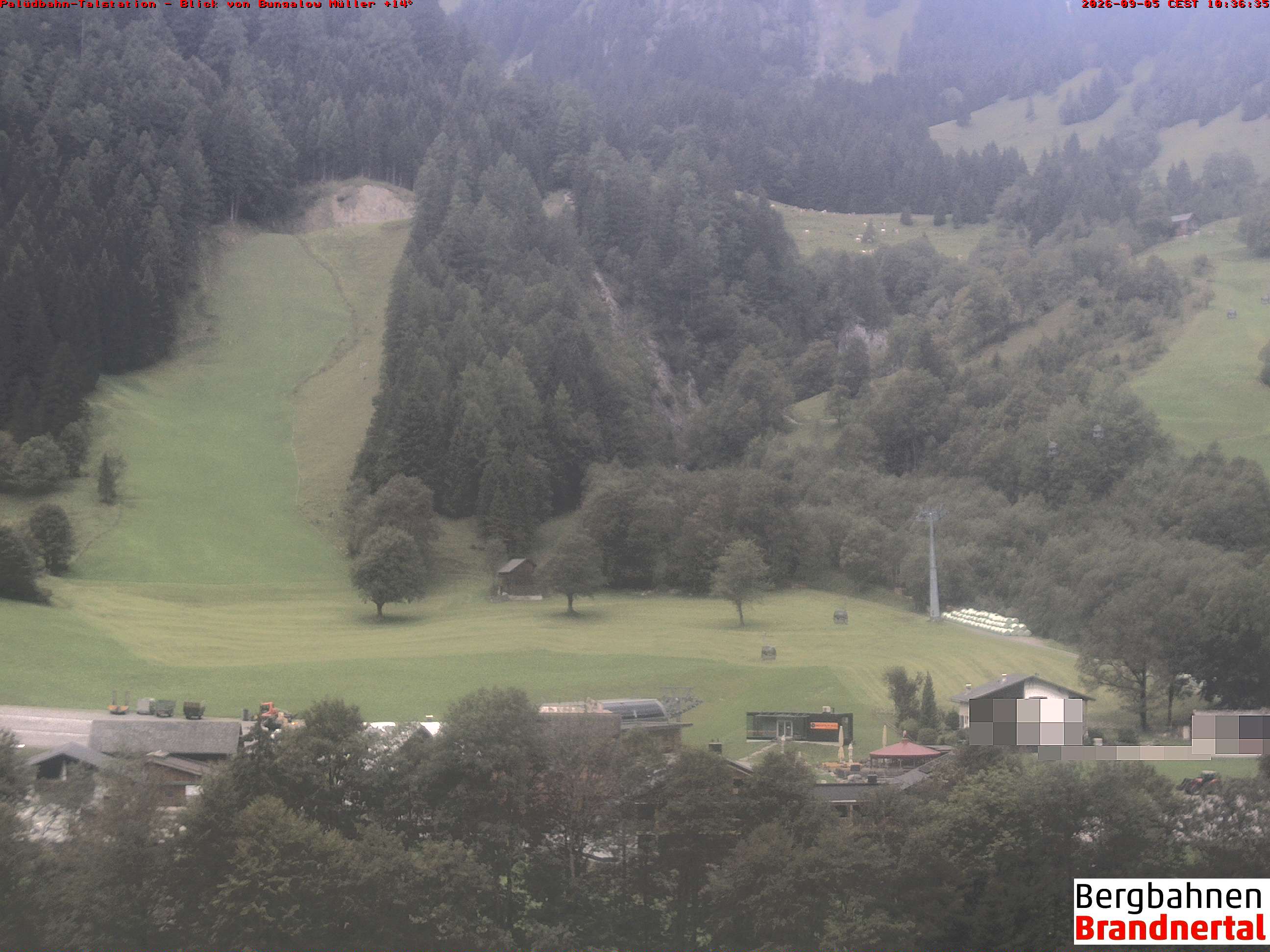 Blick auf Palüdbahn von Bungalow Müller