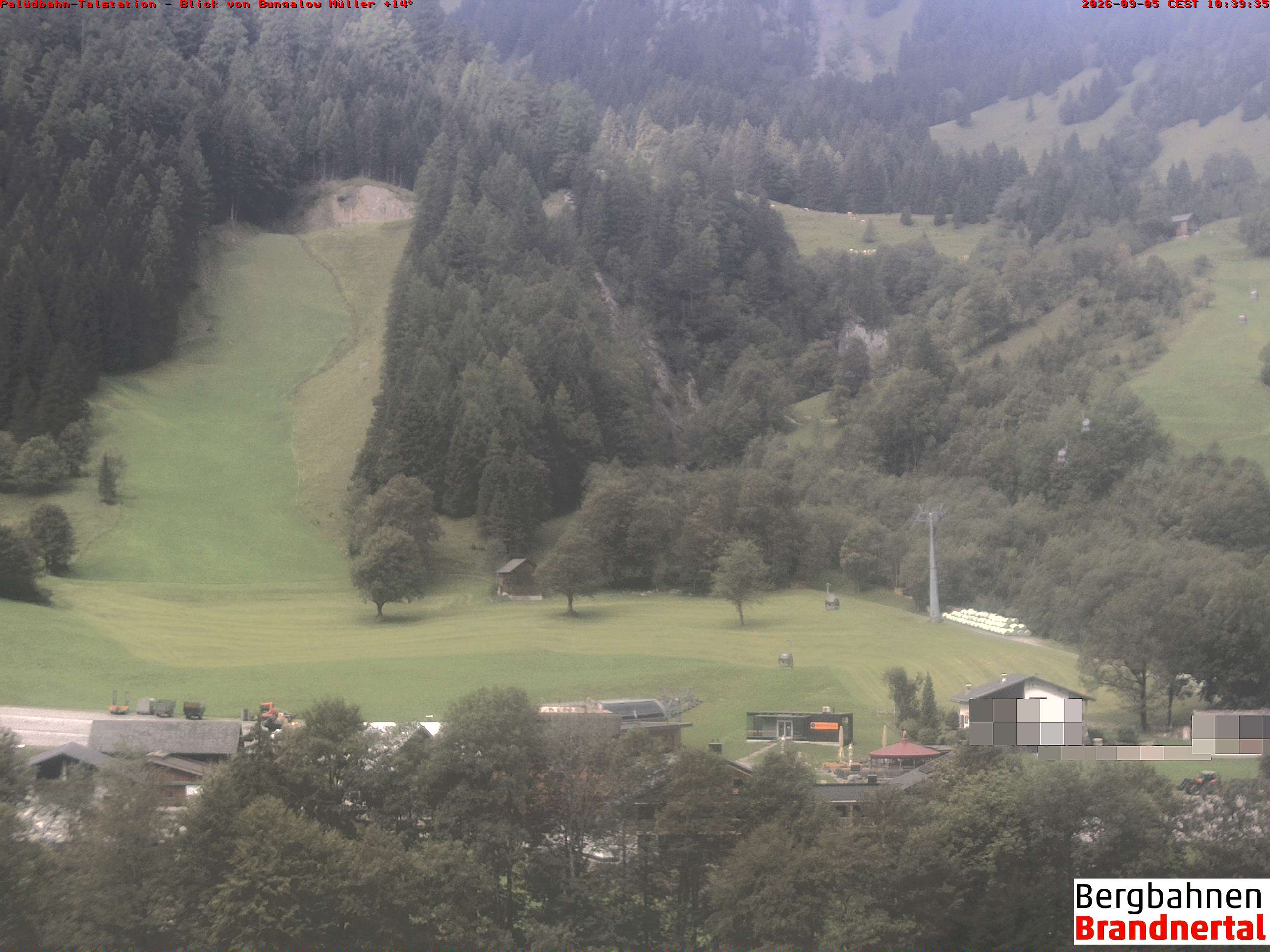 Blick auf Palüdbahn von Bungalow Müller