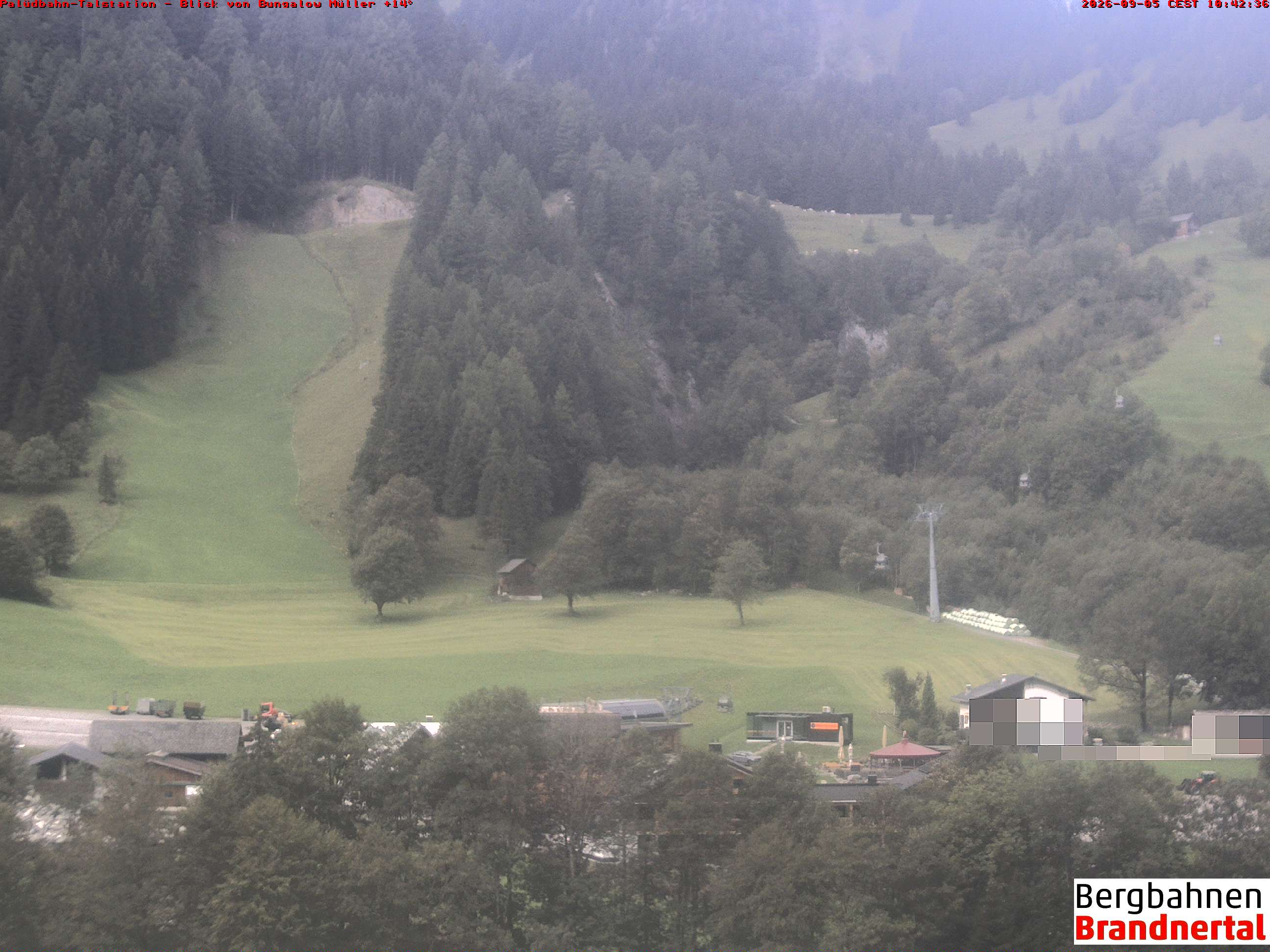 Blick auf Palüdbahn von Bungalow Müller