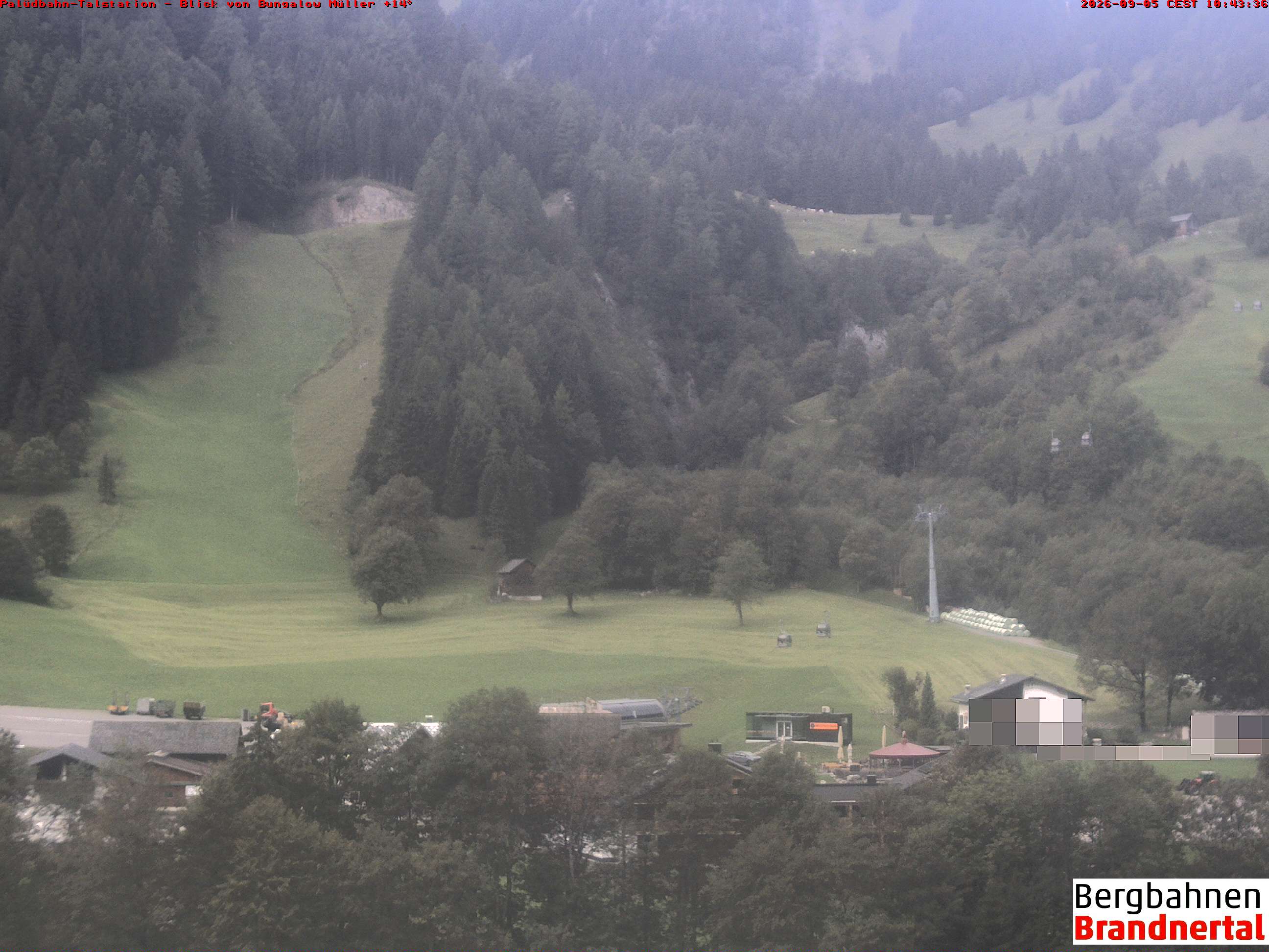 Blick auf Palüdbahn von Bungalow Müller