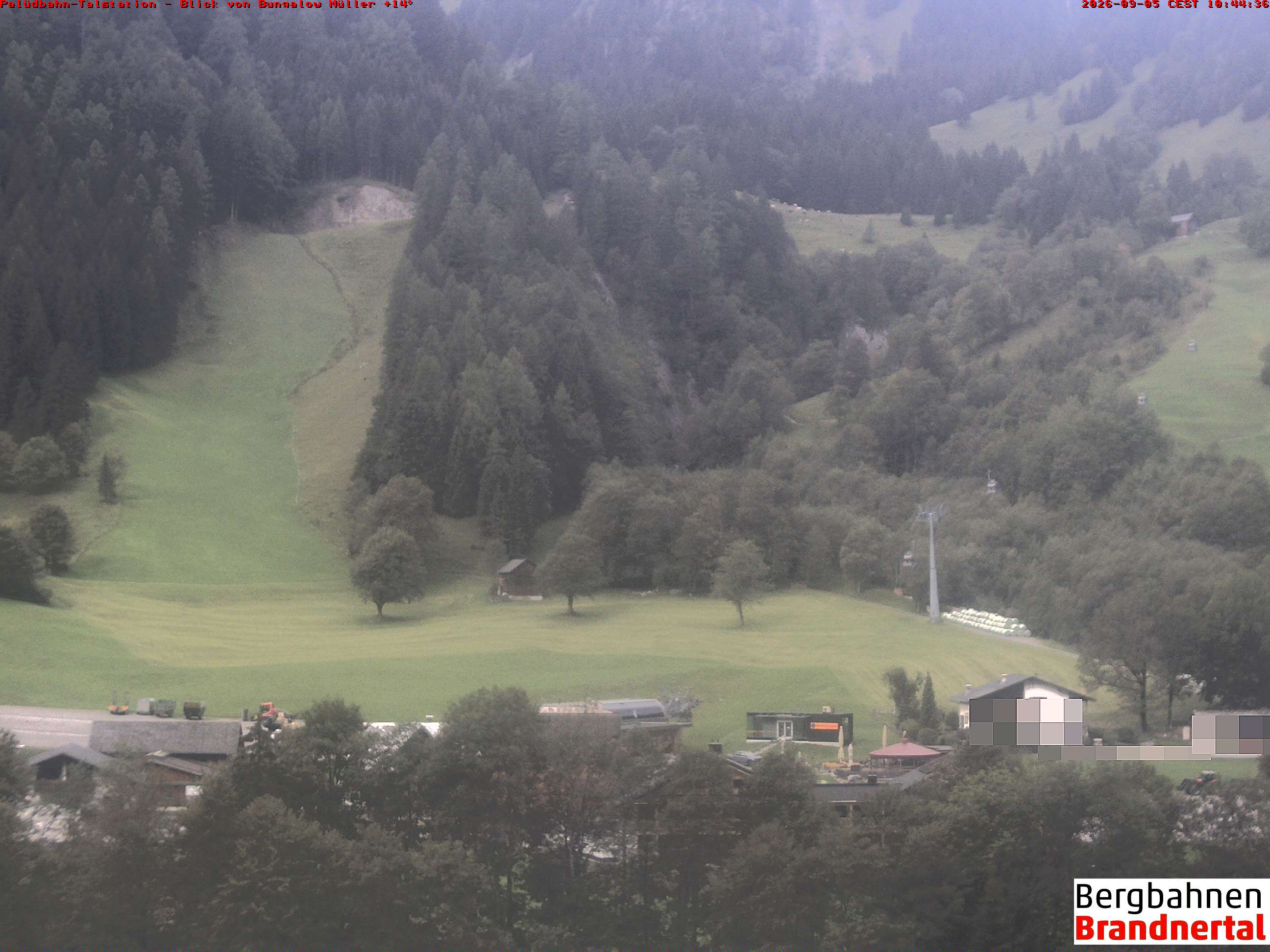 Blick auf Palüdbahn von Bungalow Müller