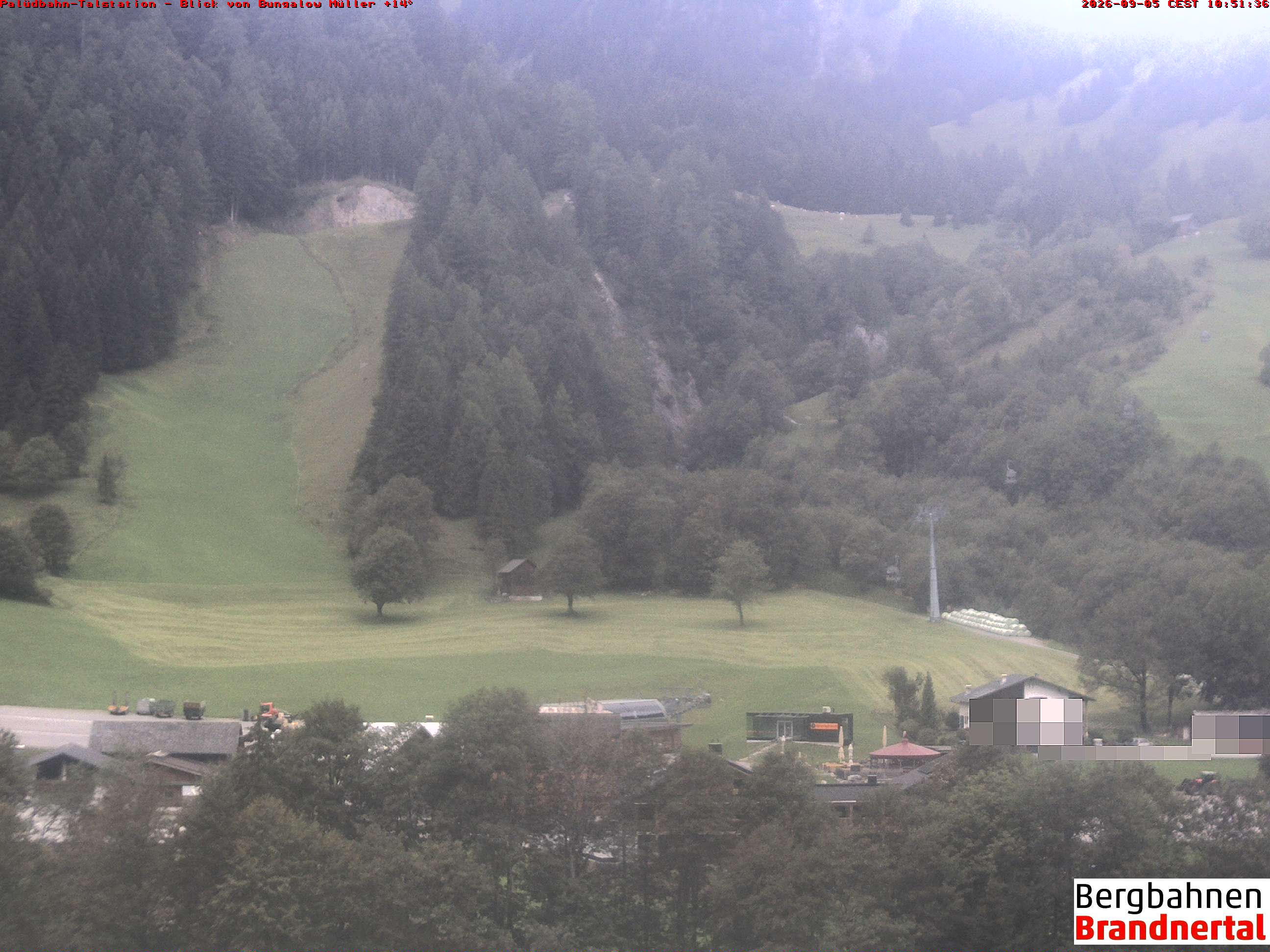Blick auf Palüdbahn von Bungalow Müller
