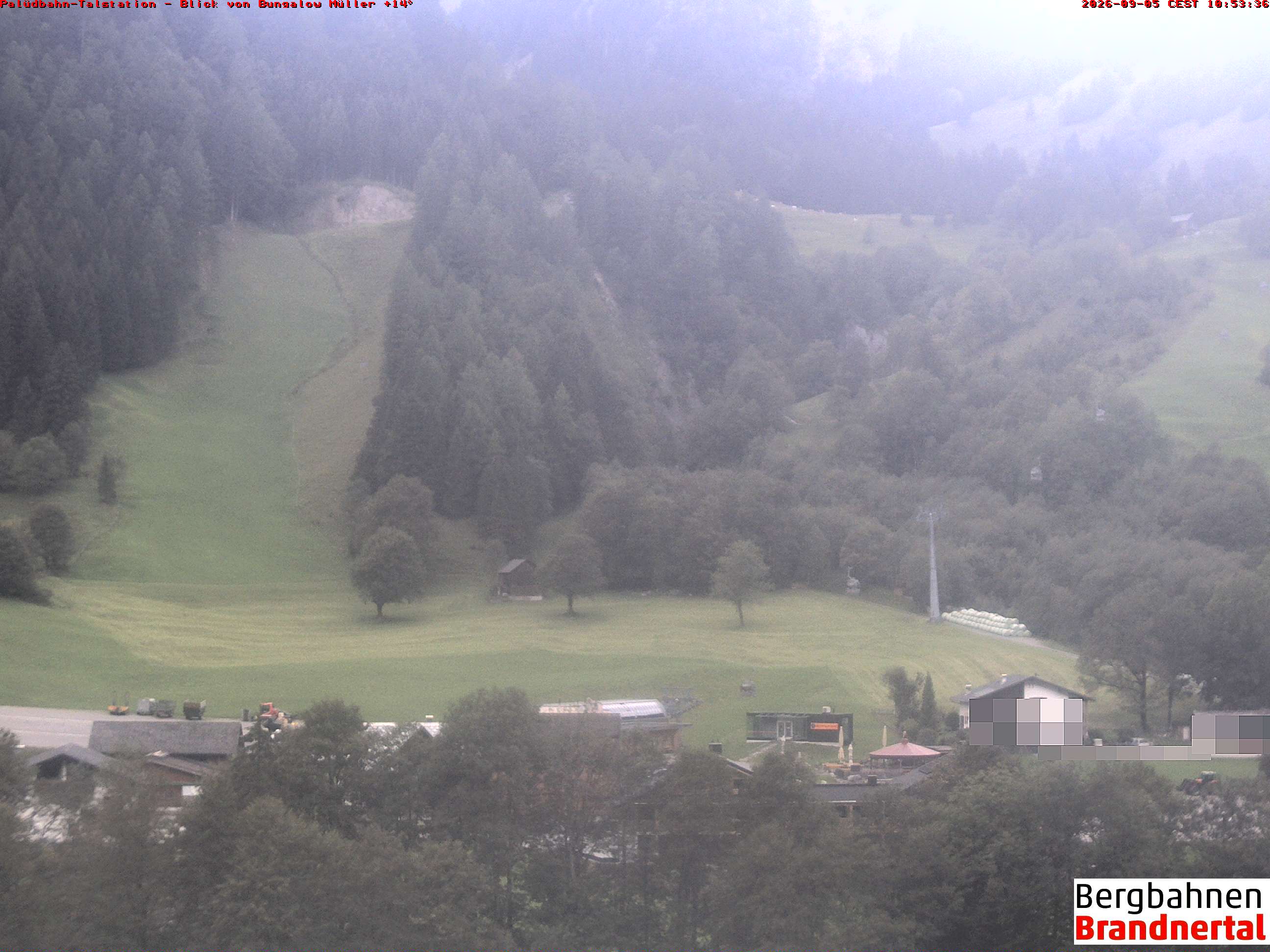 Blick auf Palüdbahn von Bungalow Müller