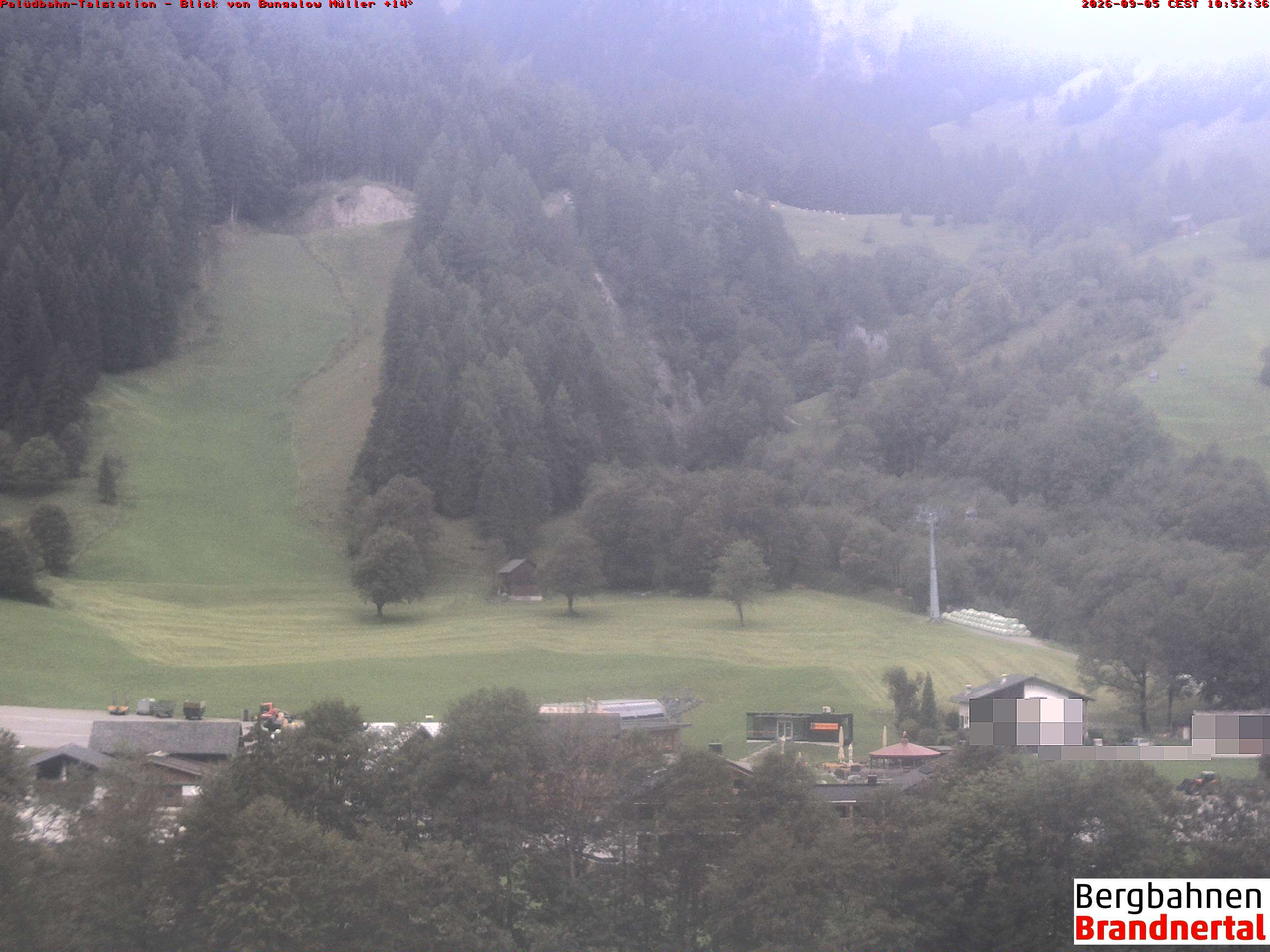 Blick auf Palüdbahn von Bungalow Müller
