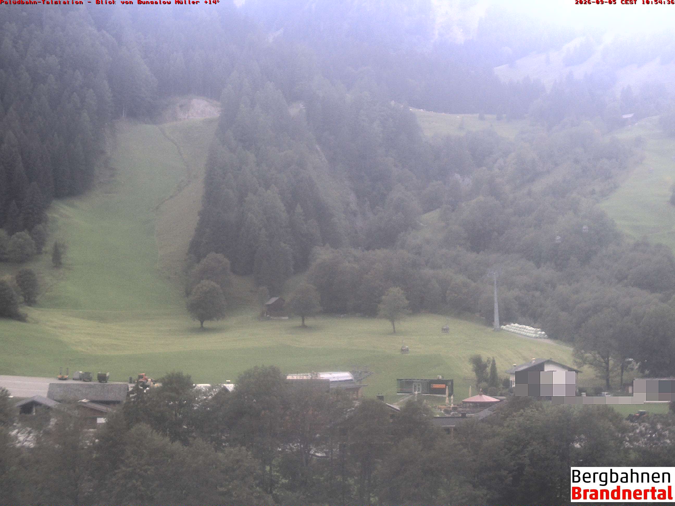 Blick auf Palüdbahn von Bungalow Müller