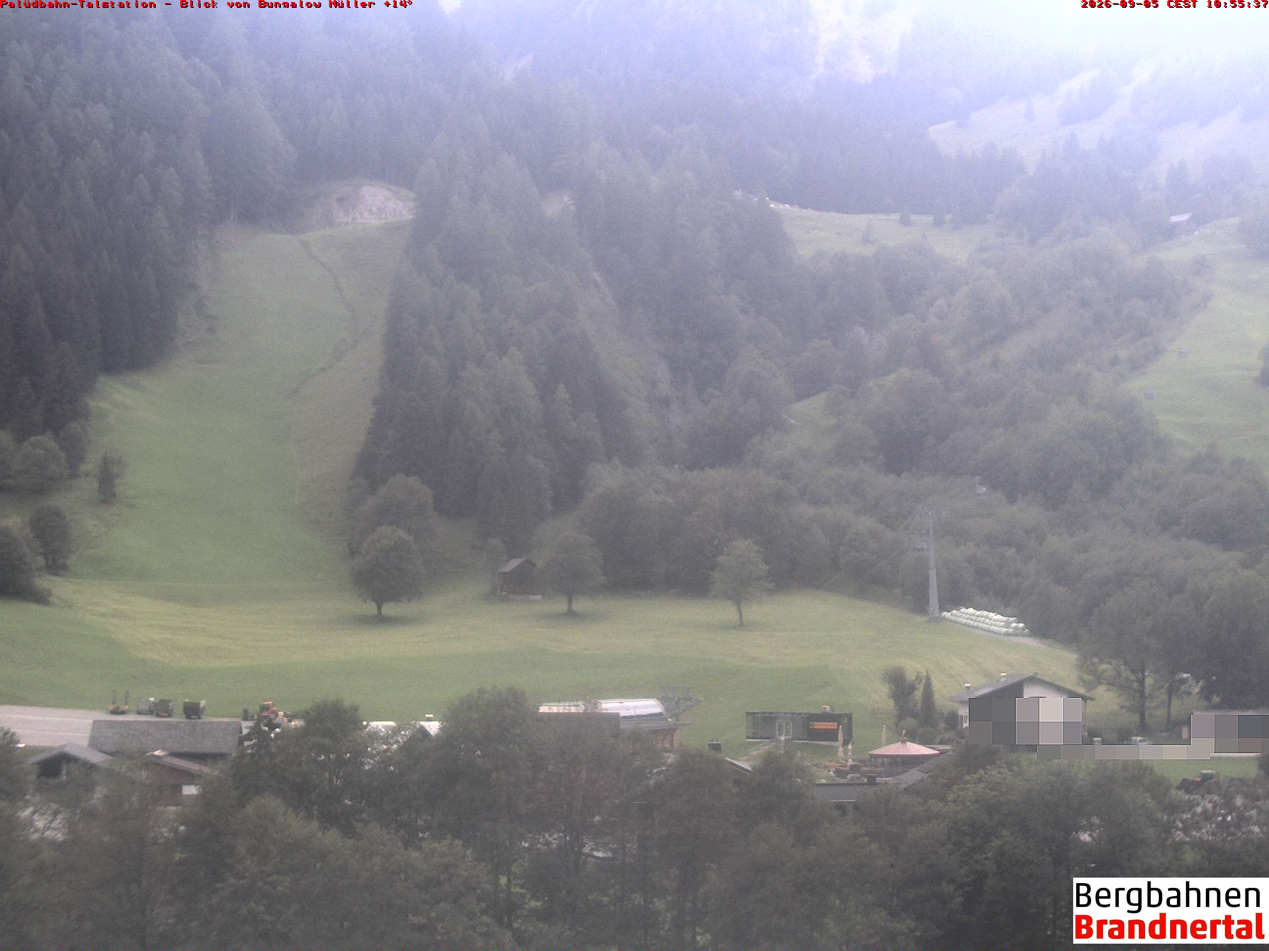 Blick auf Palüdbahn von Bungalow Müller