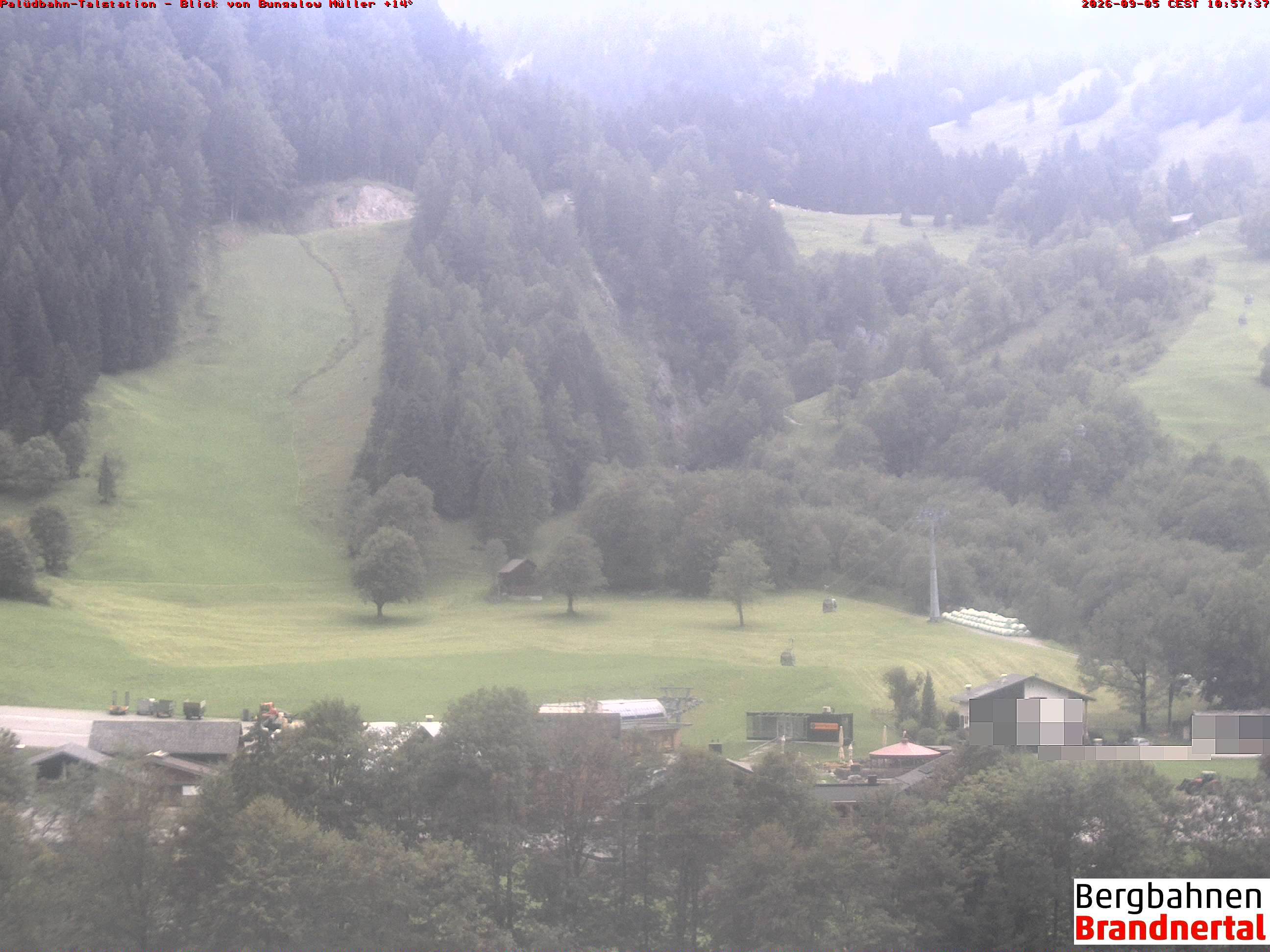 Blick auf Palüdbahn von Bungalow Müller