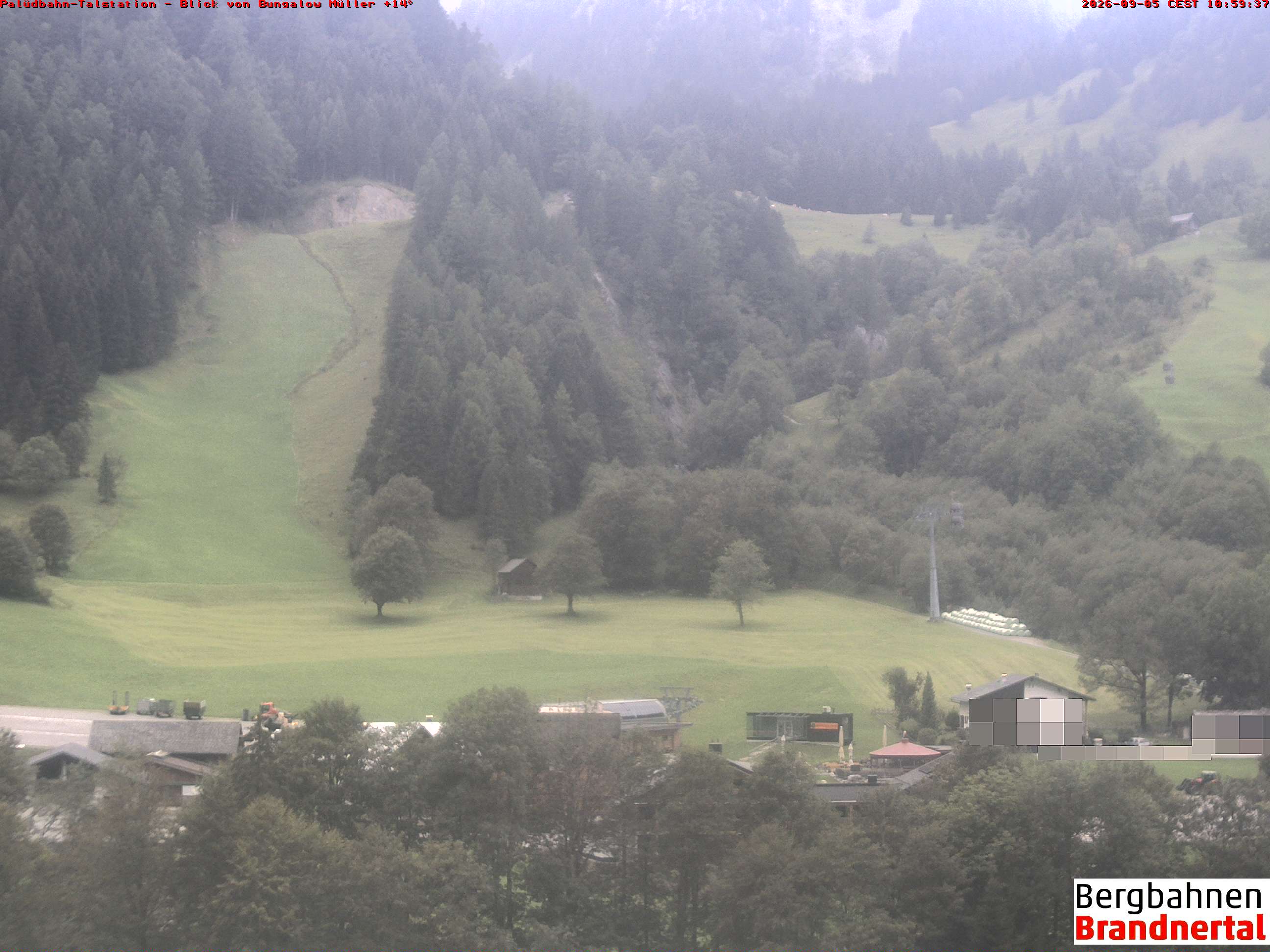 Blick auf Palüdbahn von Bungalow Müller