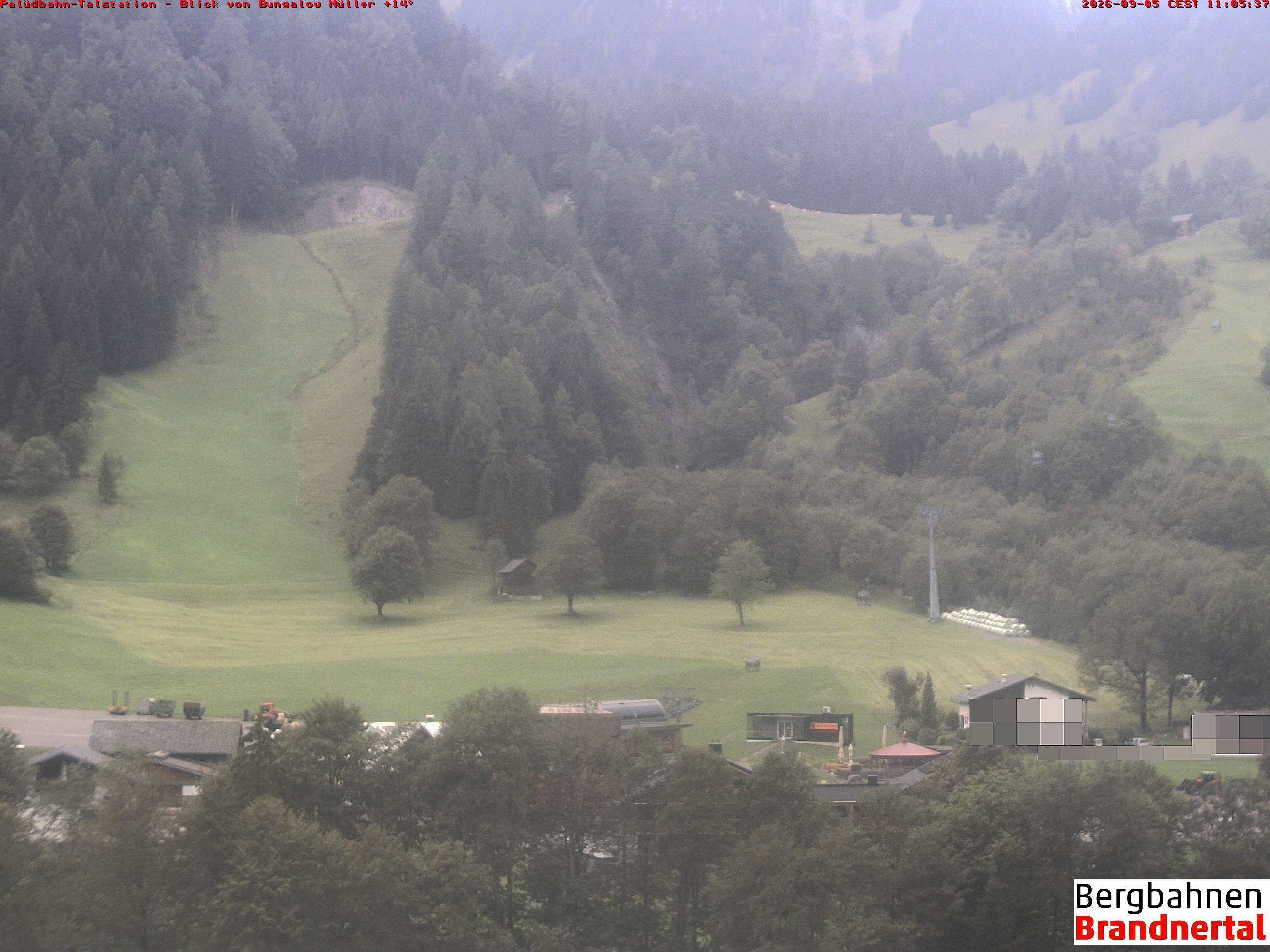 Blick auf Palüdbahn von Bungalow Müller