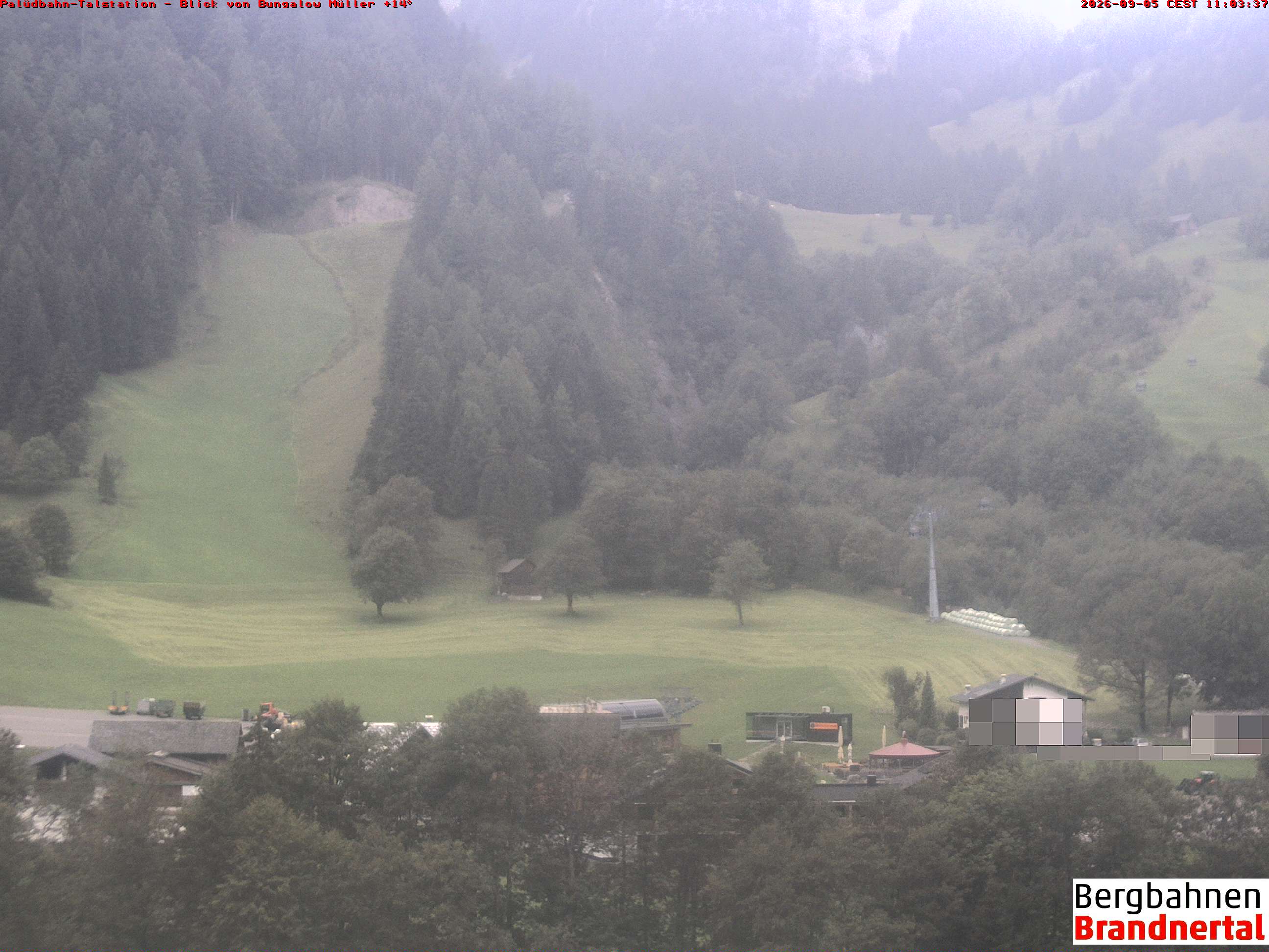 Blick auf Palüdbahn von Bungalow Müller