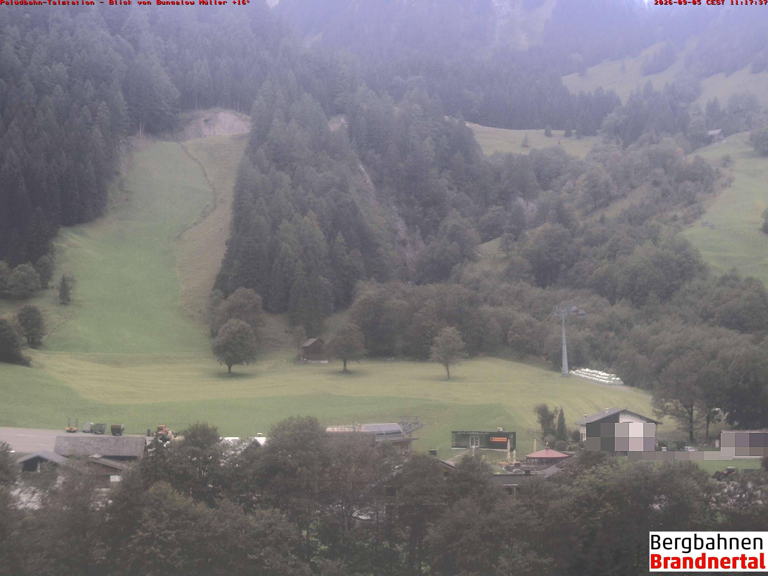 Blick auf Palüdbahn von Bungalow Müller