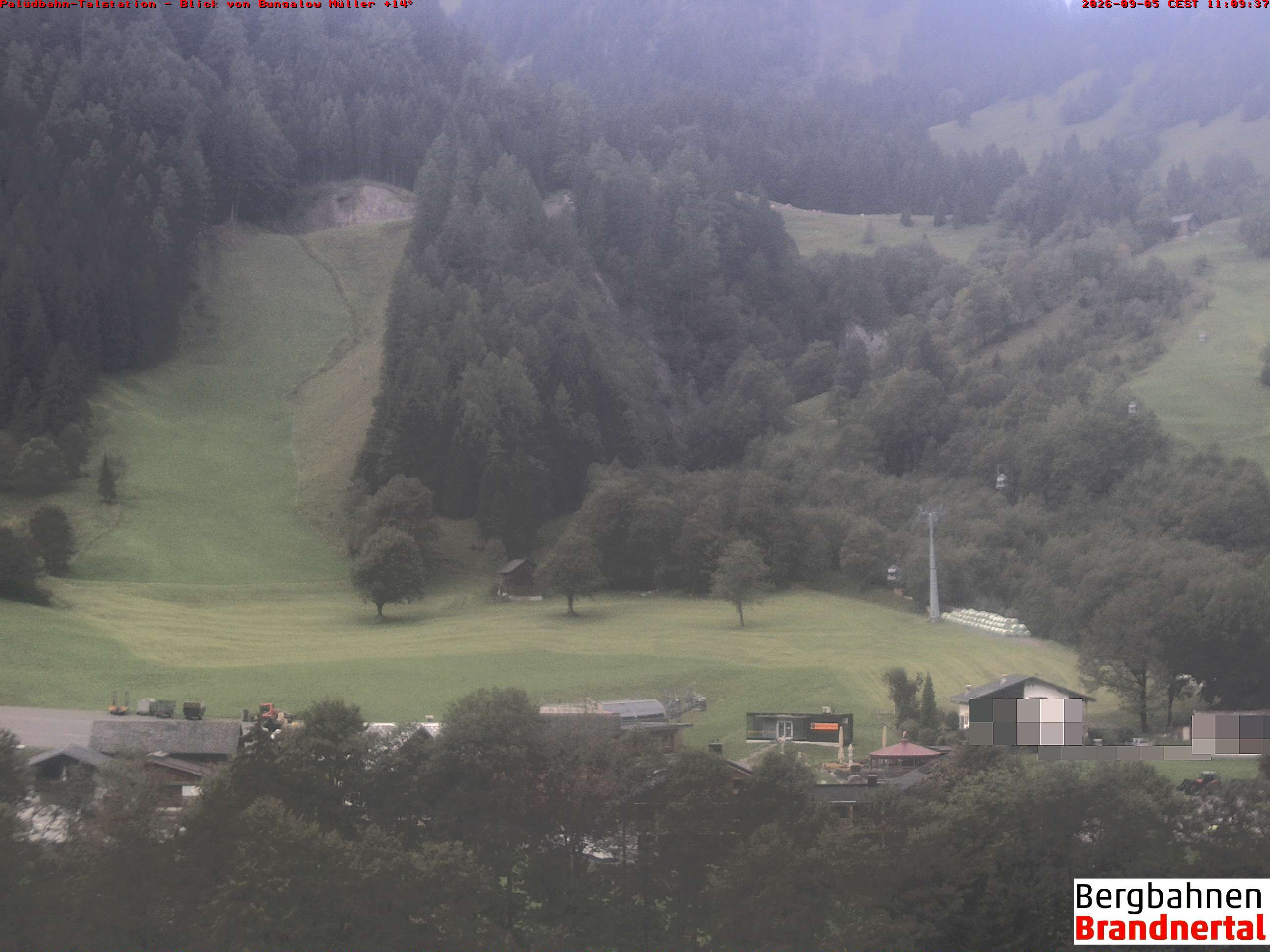 Blick auf Palüdbahn von Bungalow Müller