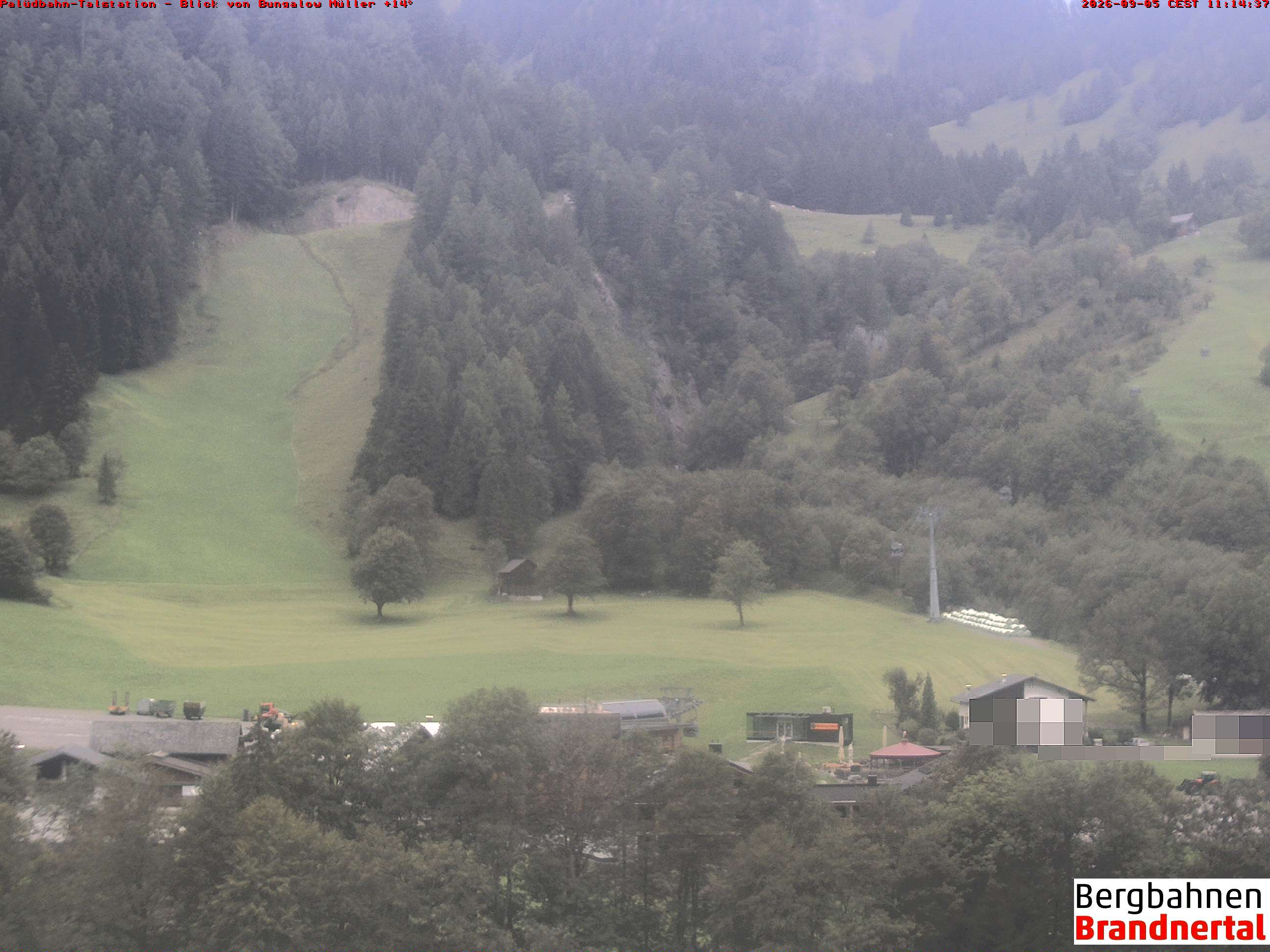 Blick auf Palüdbahn von Bungalow Müller