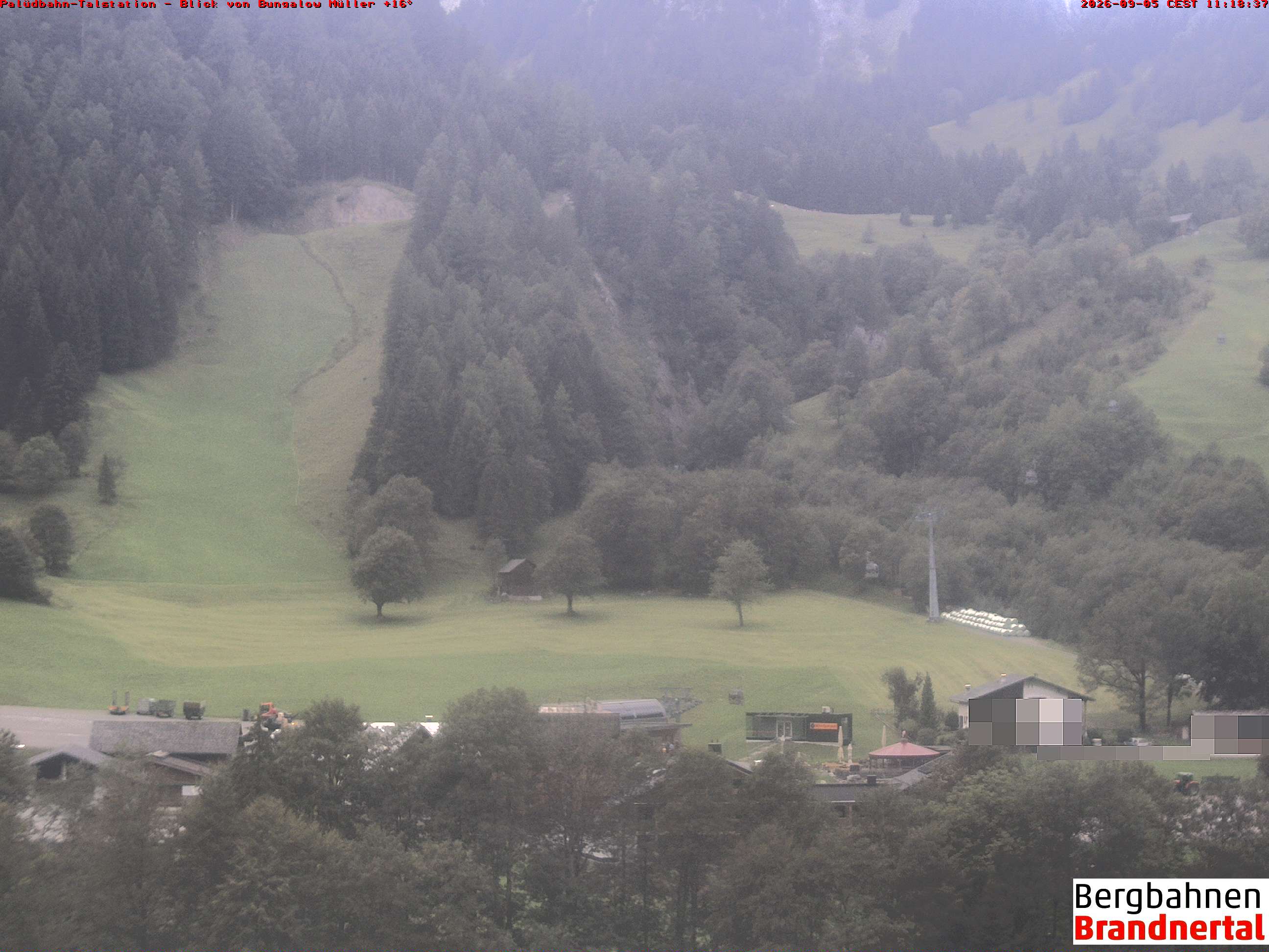 Blick auf Palüdbahn von Bungalow Müller
