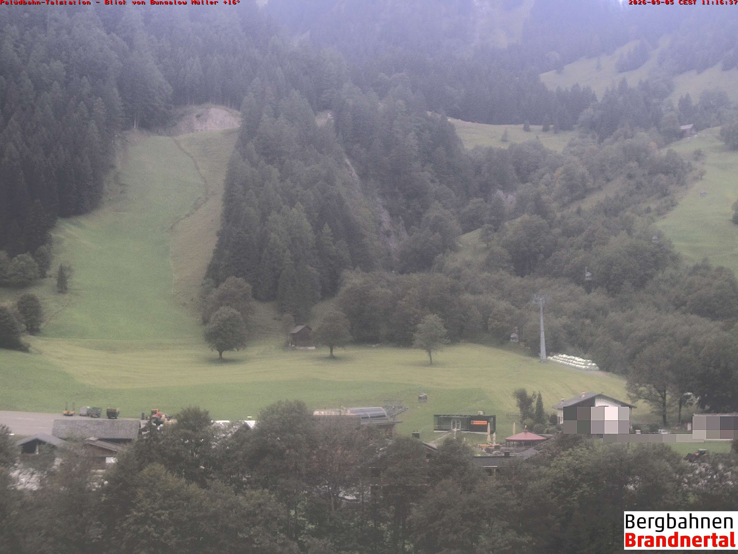 Blick auf Palüdbahn von Bungalow Müller