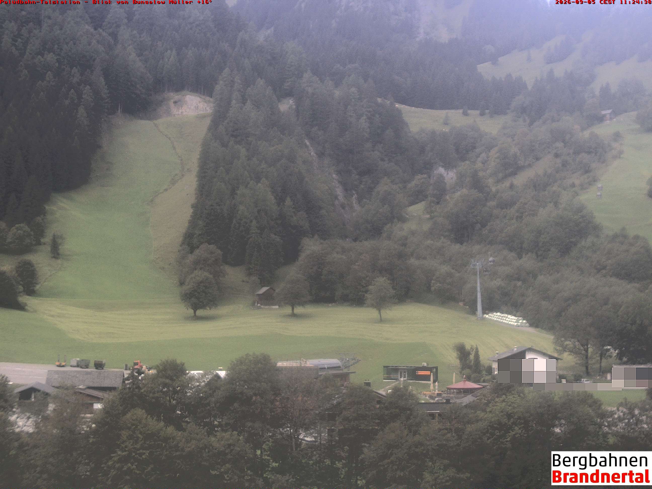 Blick auf Palüdbahn von Bungalow Müller
