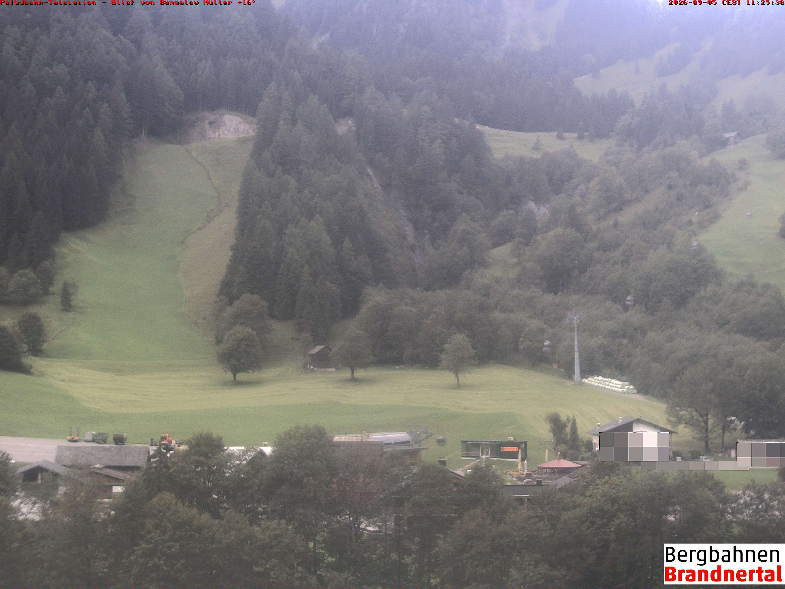 Blick auf Palüdbahn von Bungalow Müller