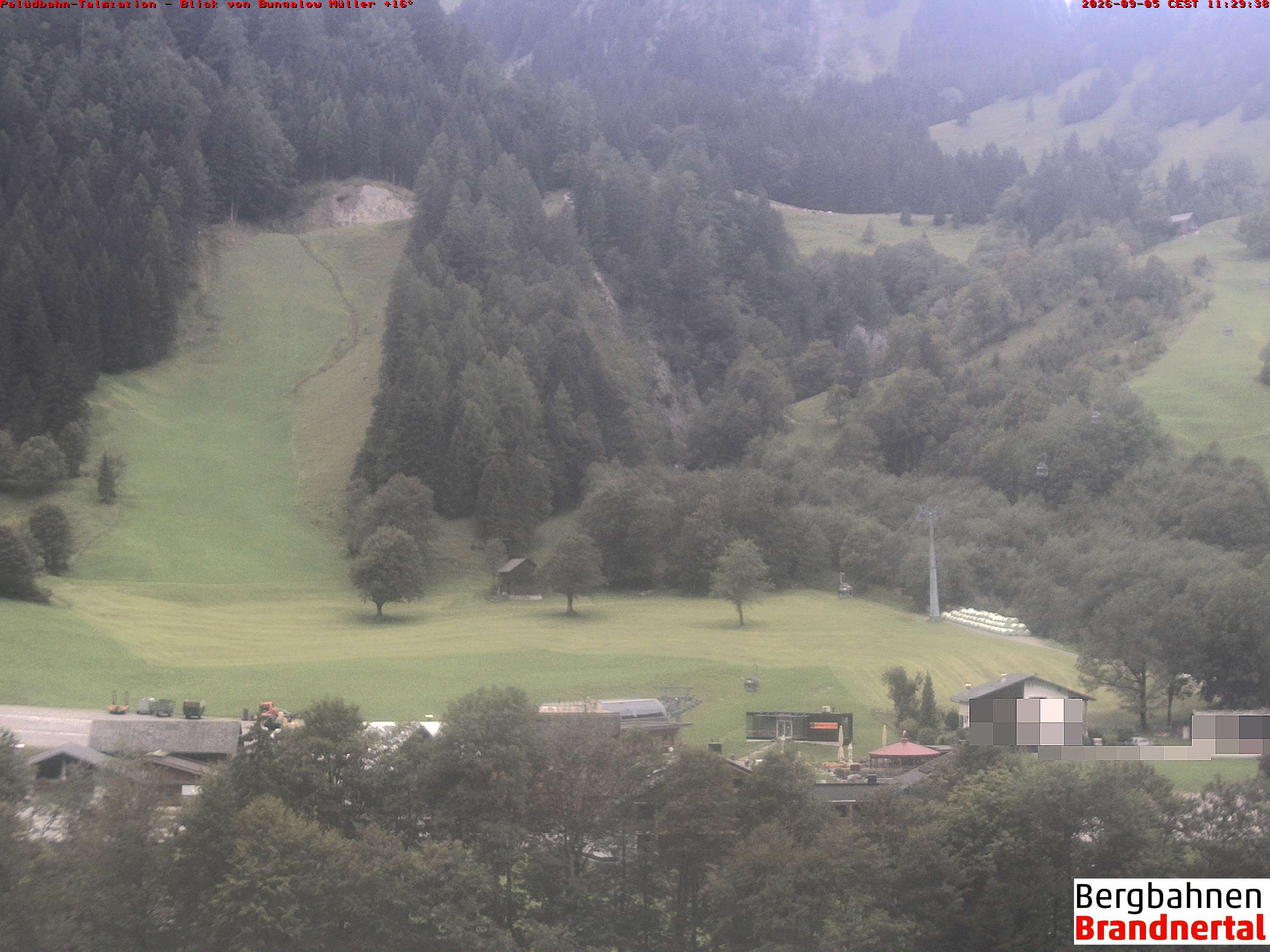 Blick auf Palüdbahn von Bungalow Müller