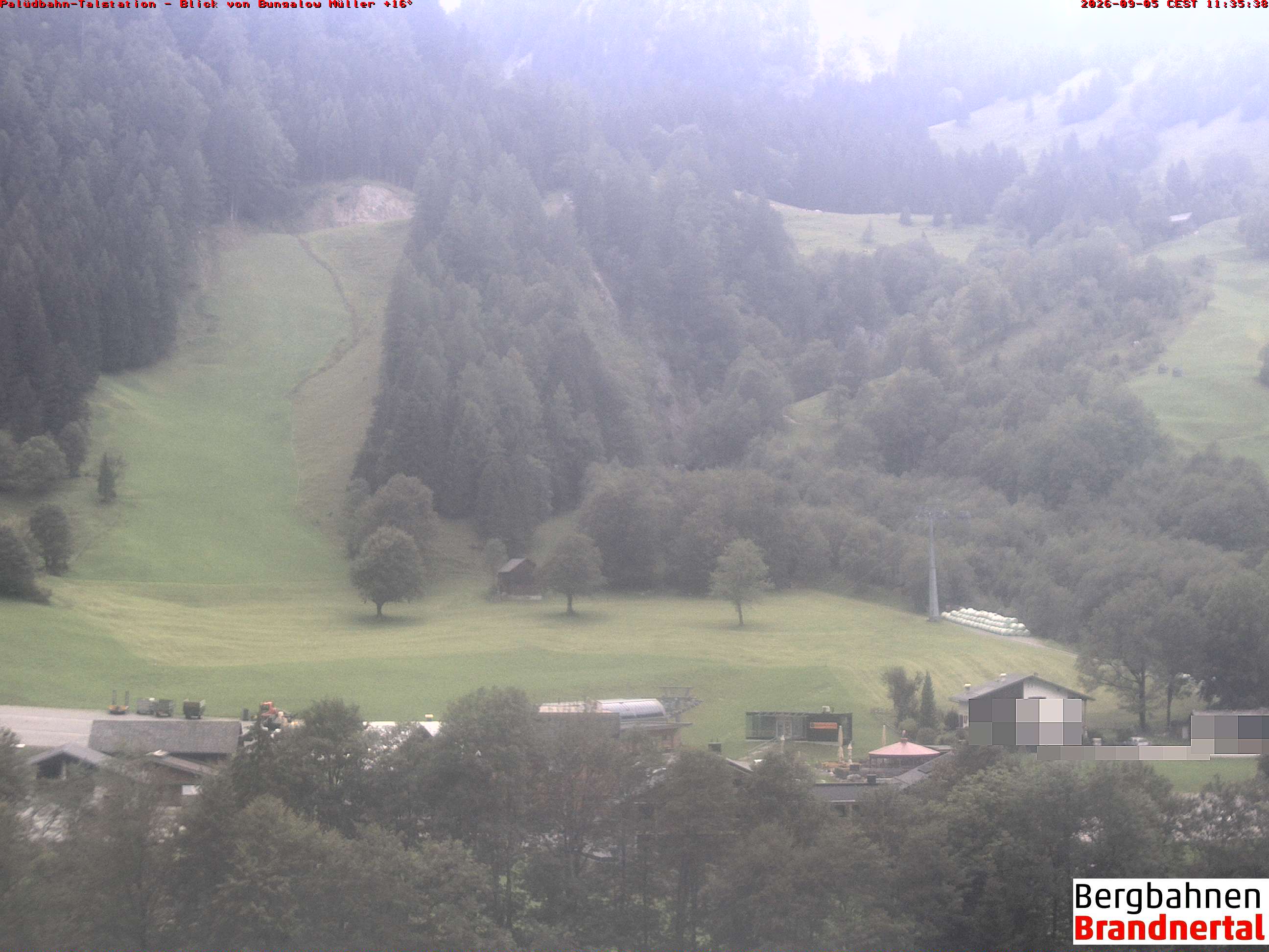 Blick auf Palüdbahn von Bungalow Müller