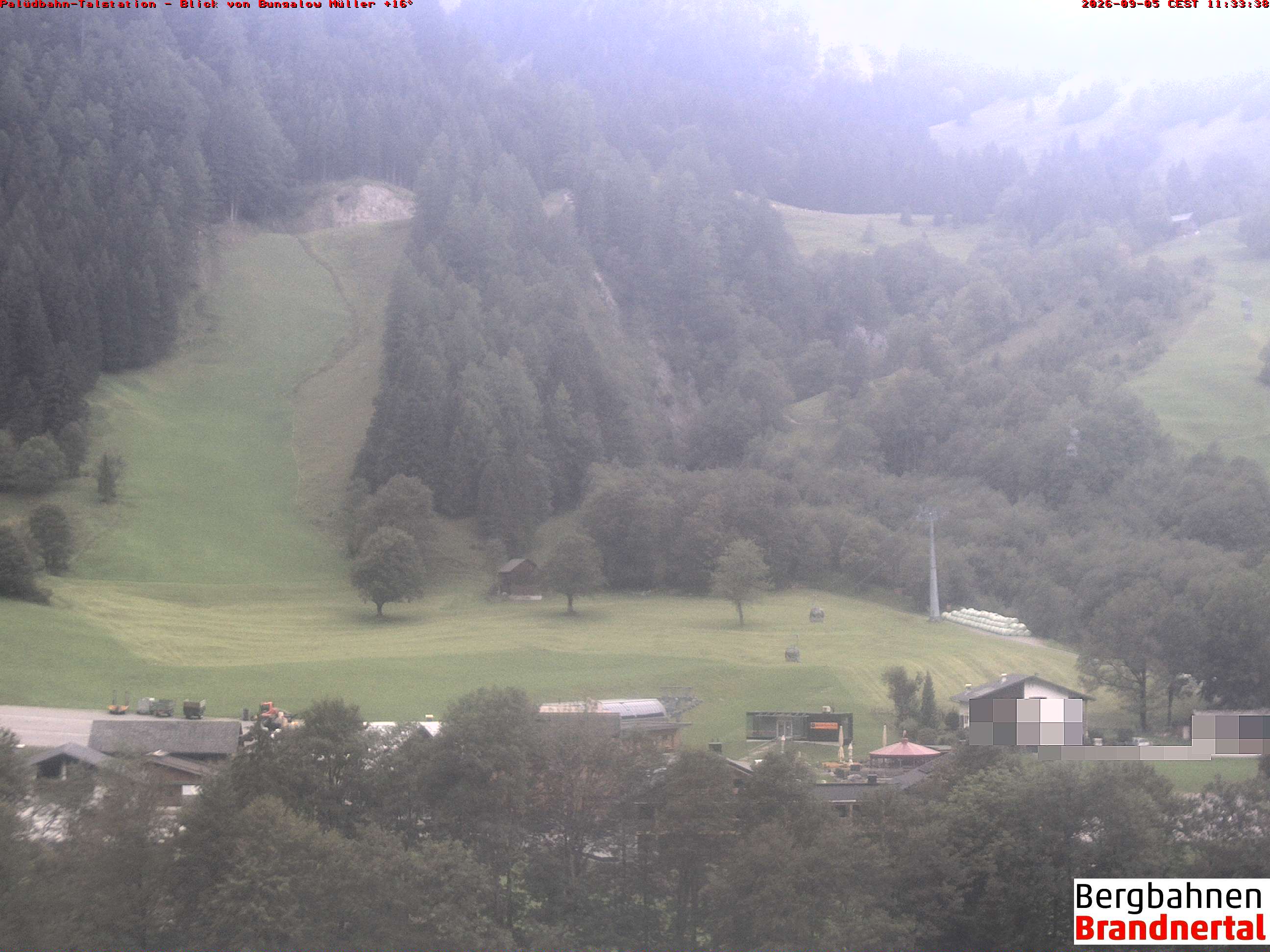 Blick auf Palüdbahn von Bungalow Müller