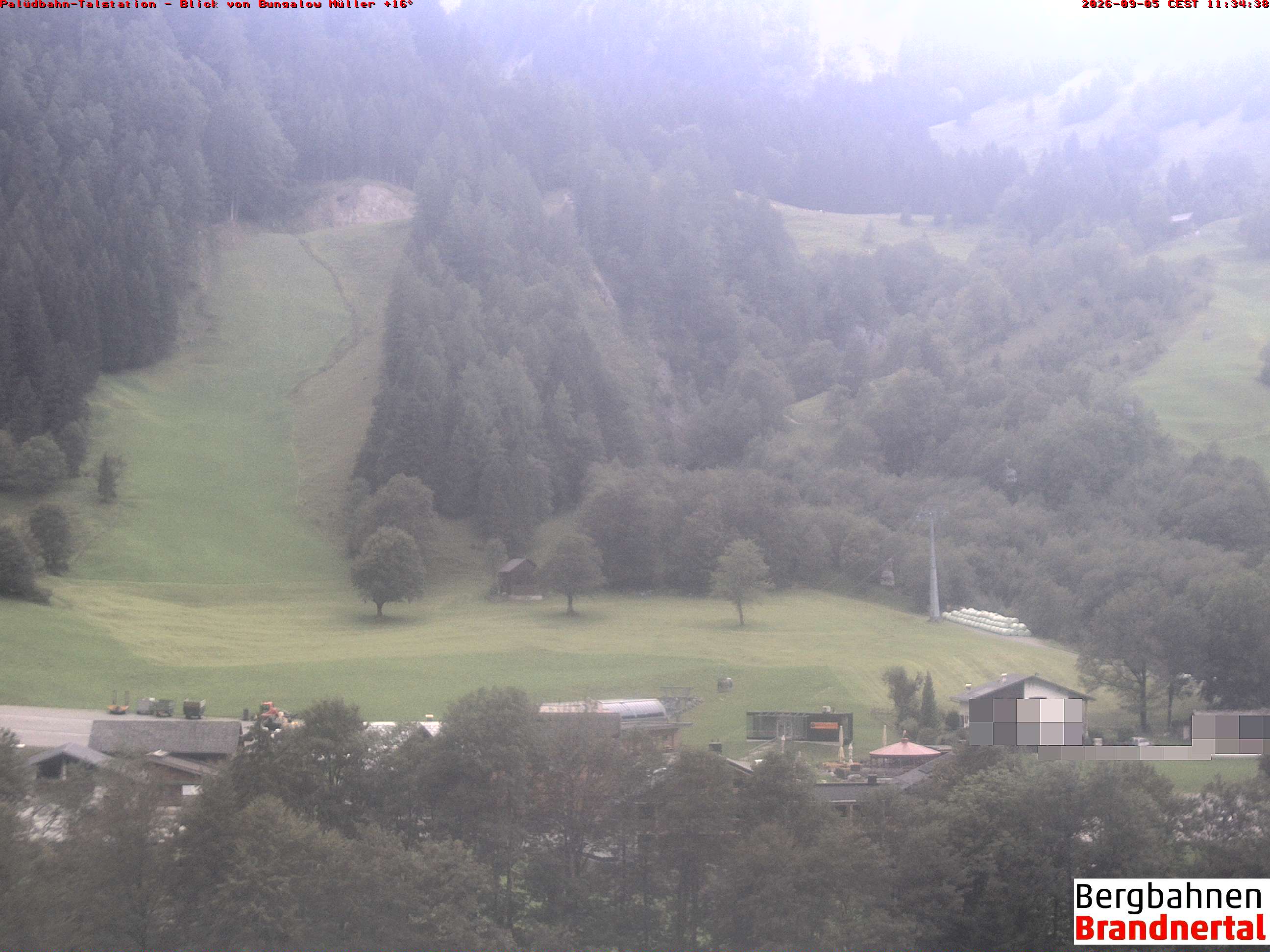 Blick auf Palüdbahn von Bungalow Müller