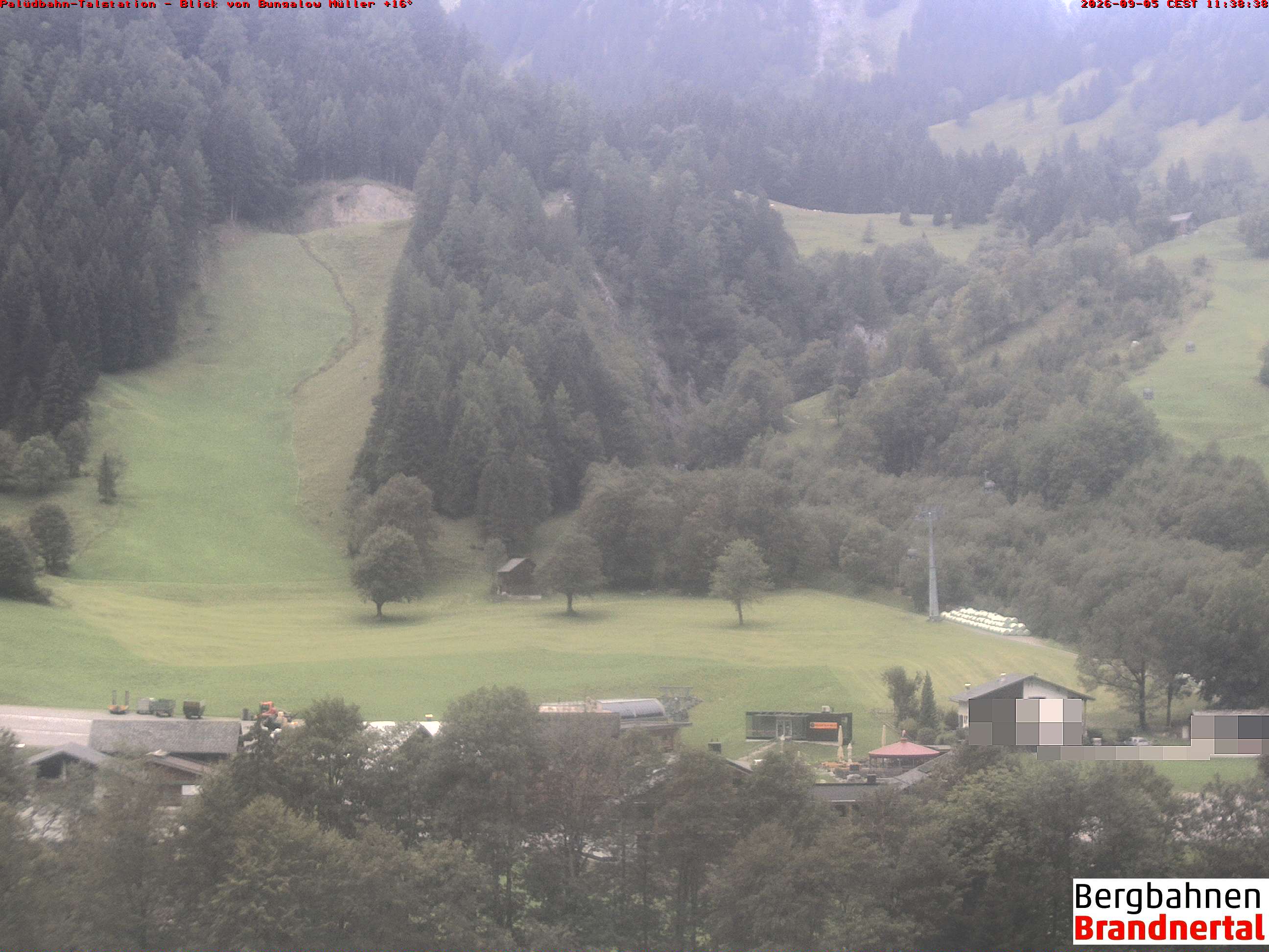 Blick auf Palüdbahn von Bungalow Müller
